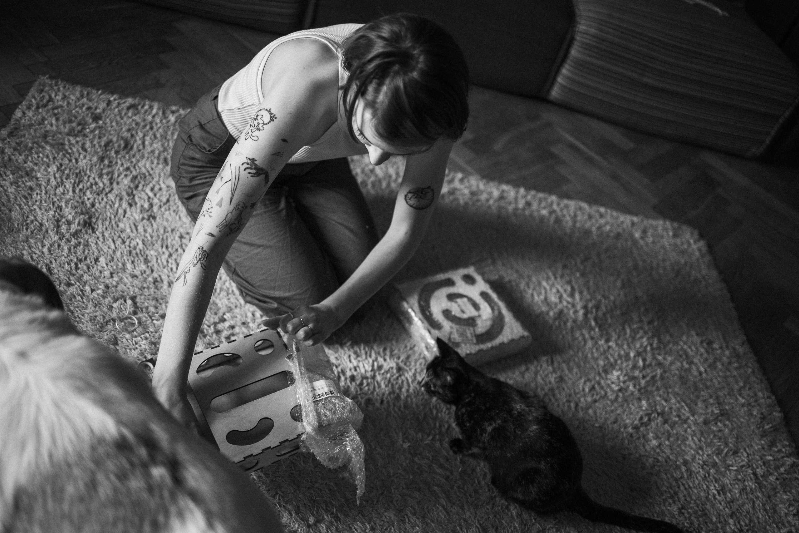 Саша и ее хвосты. Фотограф — Анималист | Санкт-Петербург