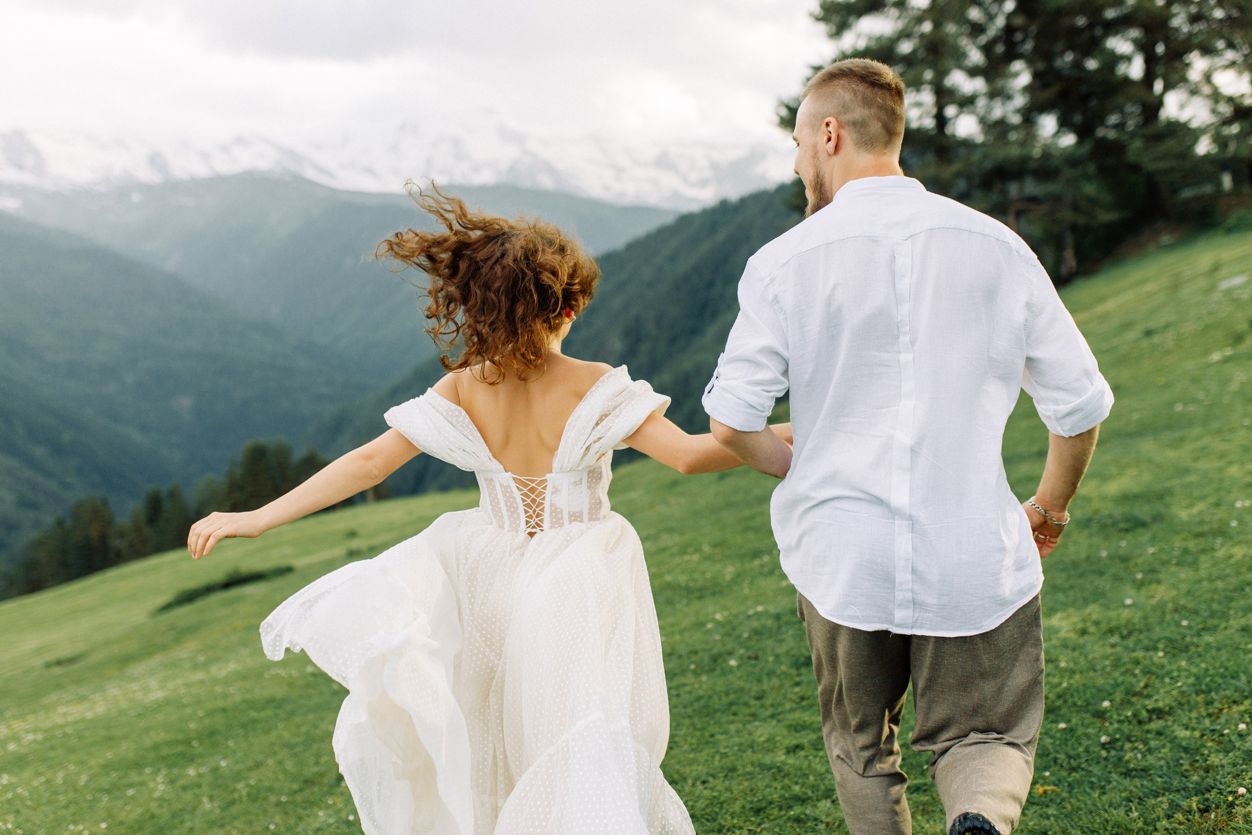 Свадьба в горах Сванетии в Грузии