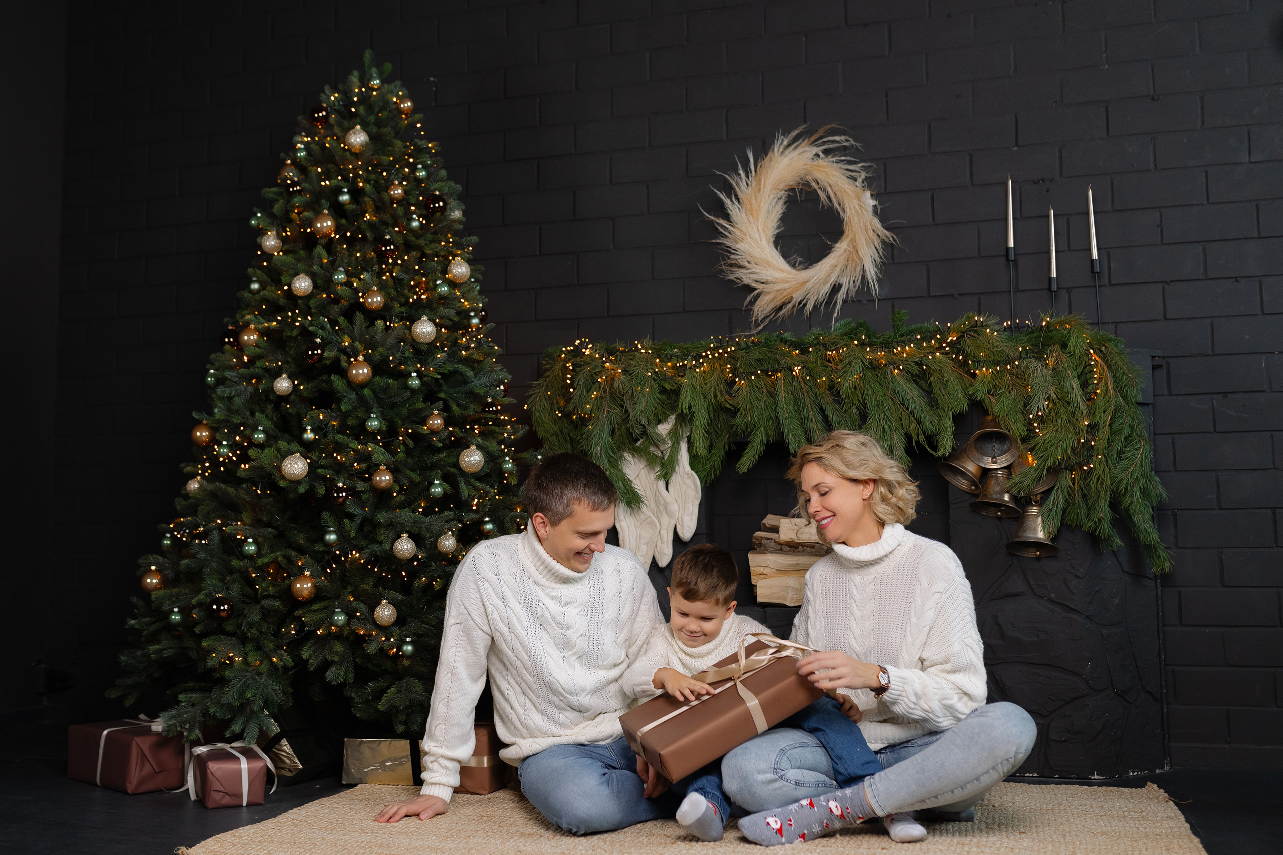Семейная новогодняя съемка. Свадебный фотограф в Минске/Беларуси Сергей Спиридонов