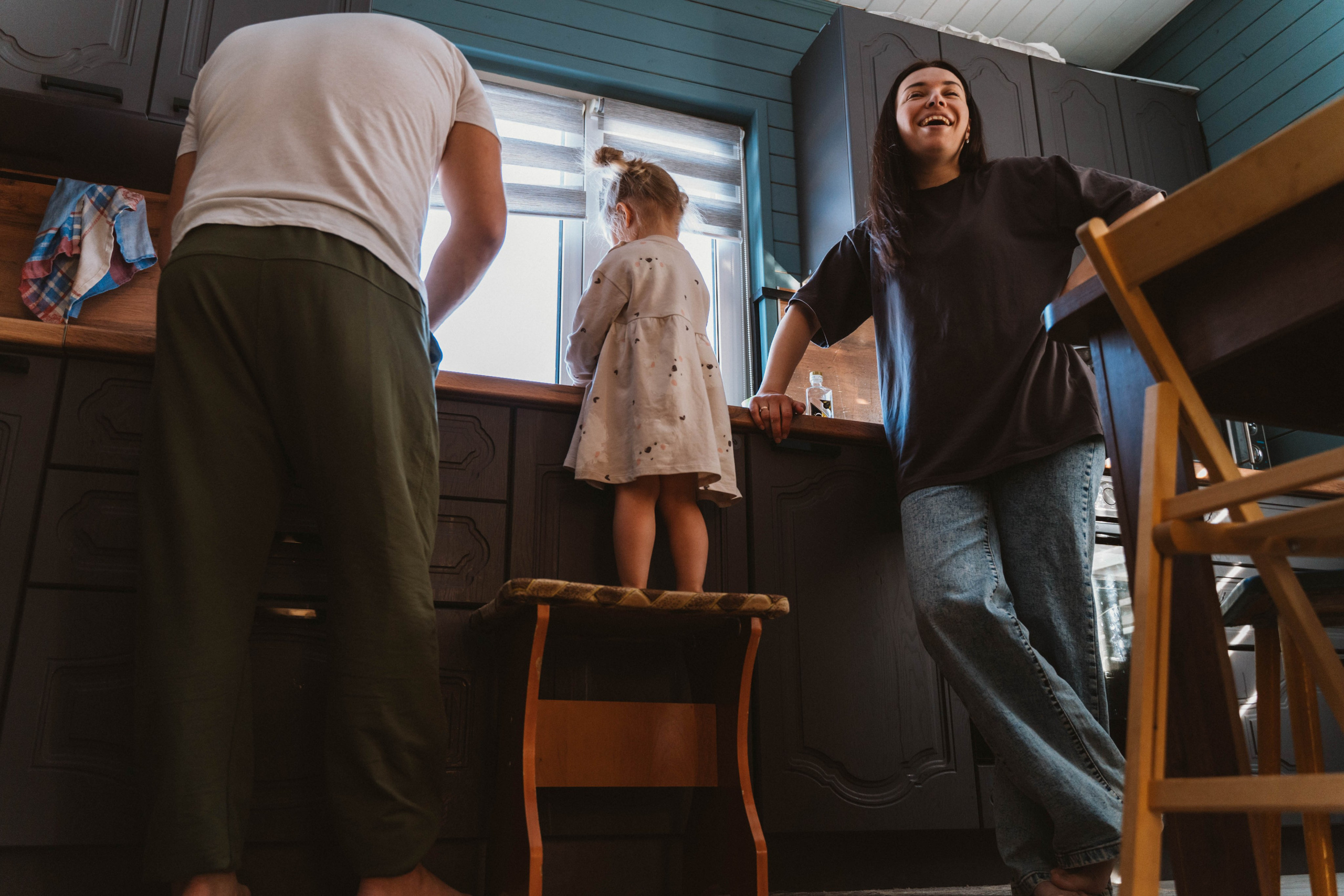 Артем Настя и Манюнька. Семейный фотограф в Москве Алёна Шестунова