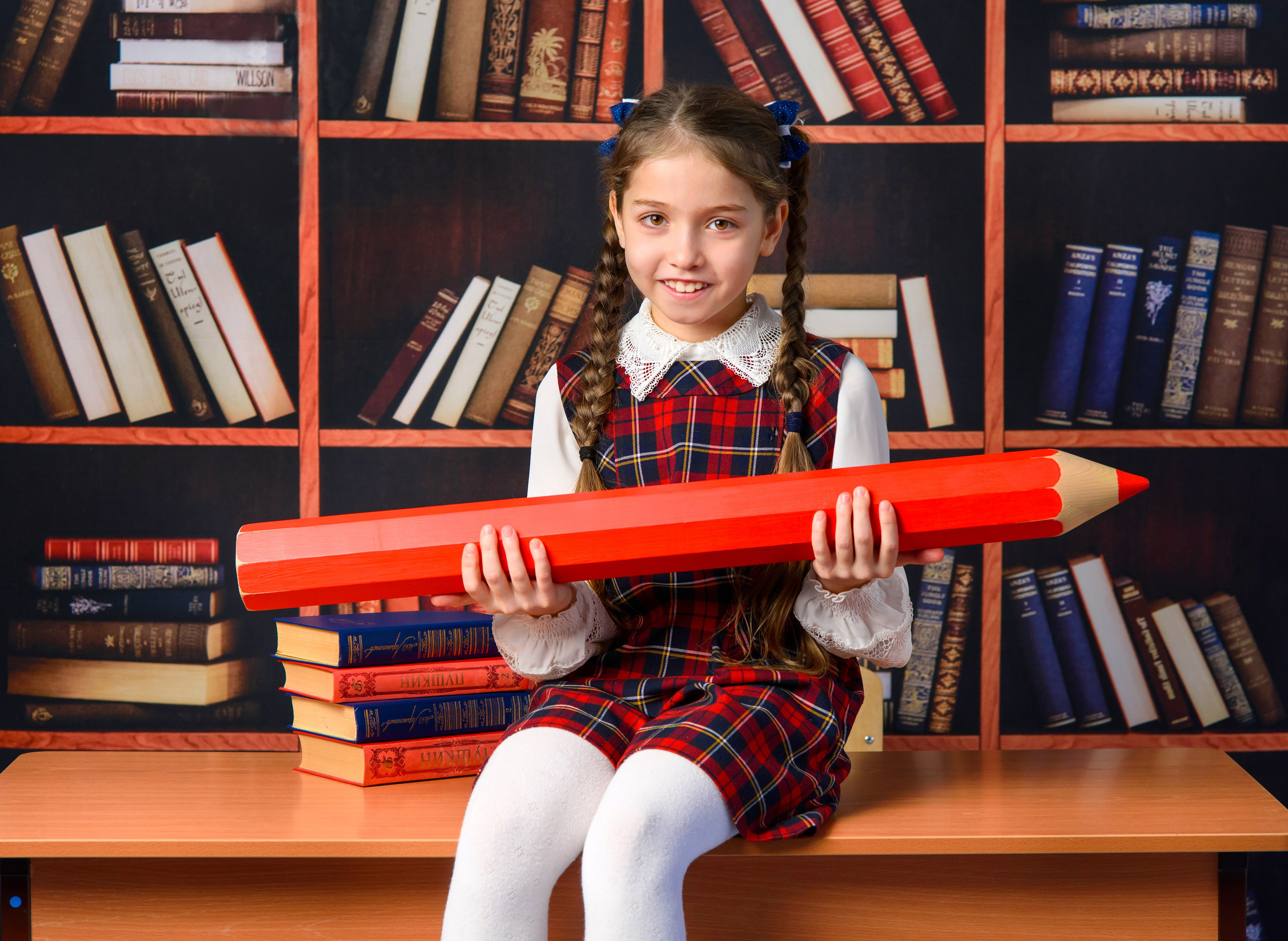 Школьная фотосъемка для выпускного альбома 4 класса. Выпускные альбомы Искитим Бердск Новосибирск