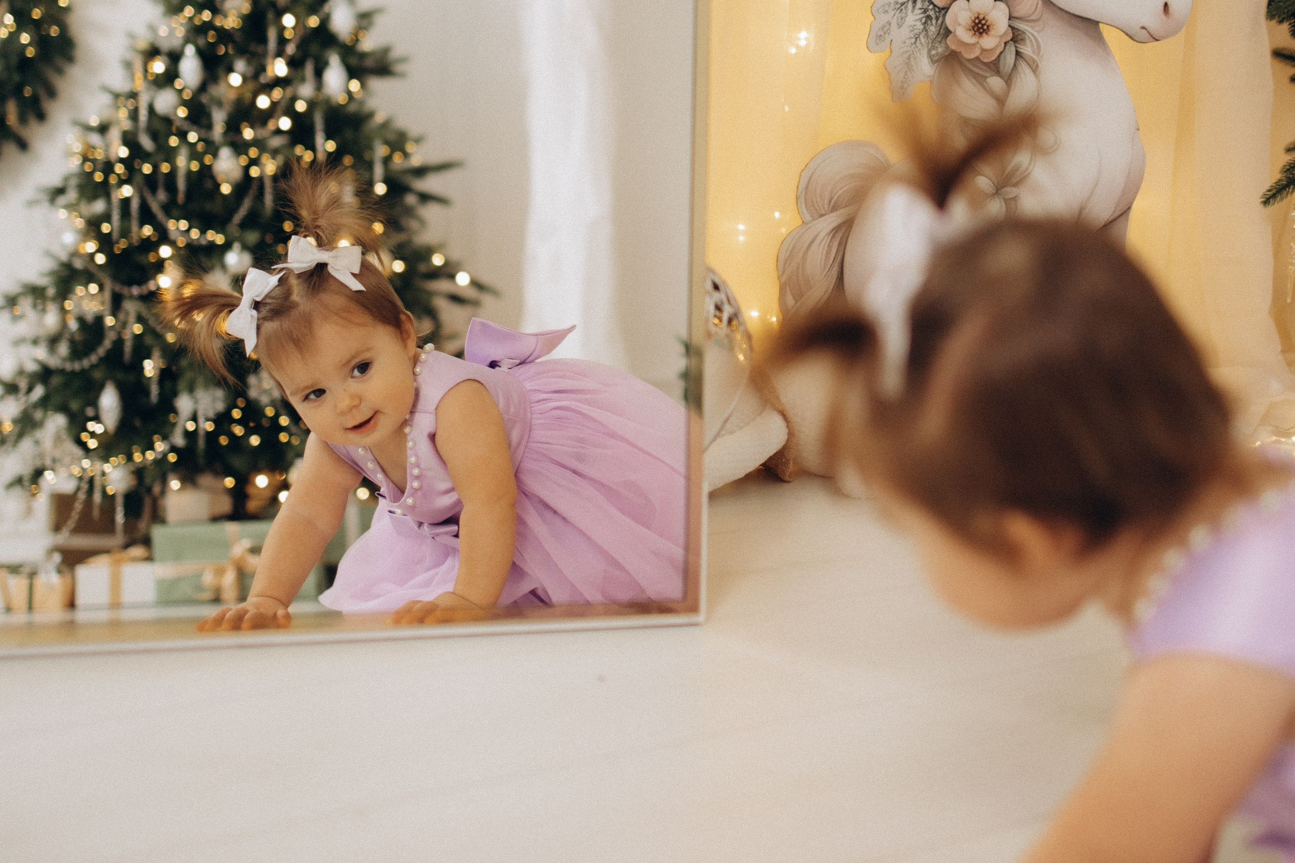 Новый год маленькой Анечки. Семейный фотограф в Москве Анастасия Шалда