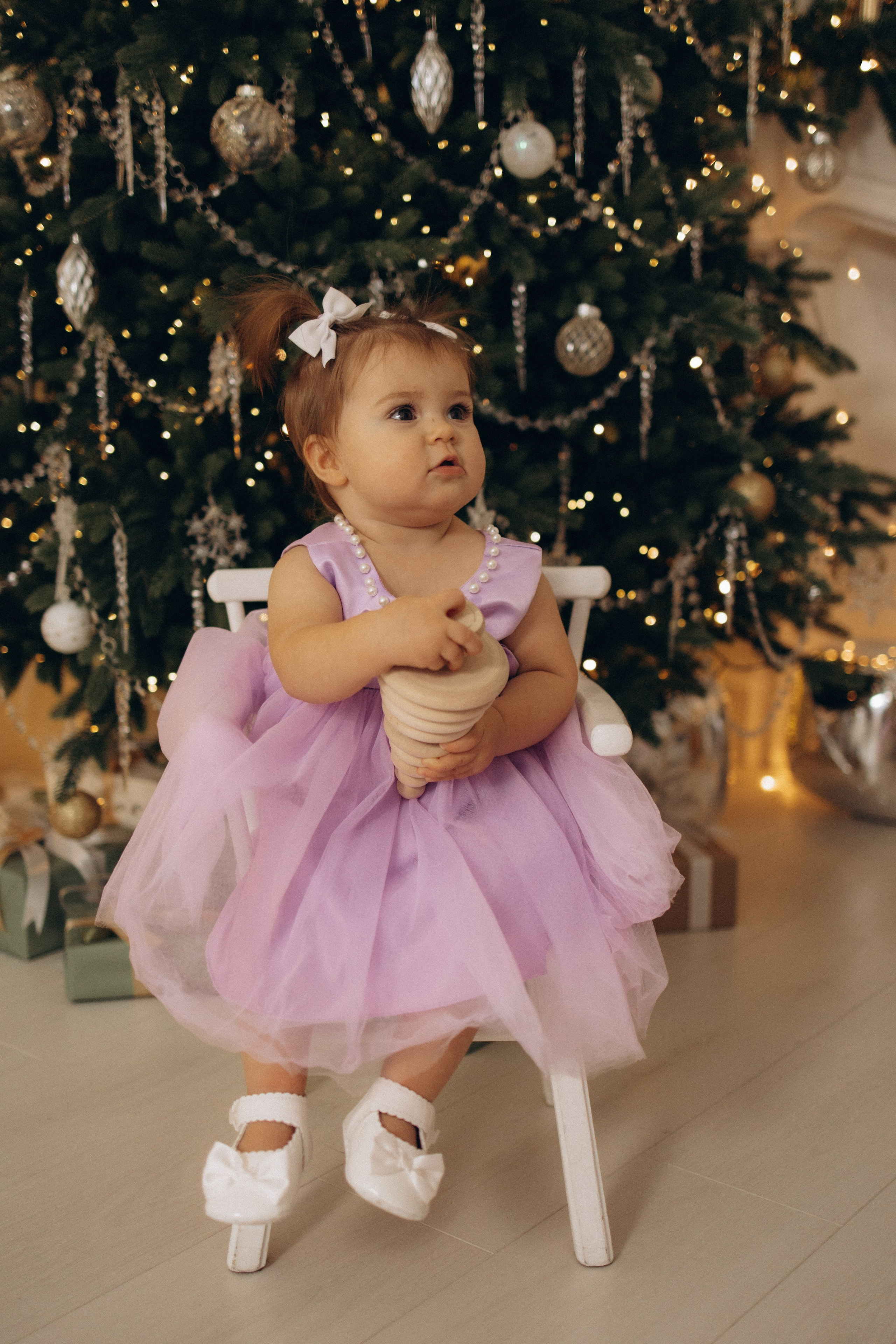 Новый год маленькой Анечки. Семейный фотограф в Москве Анастасия Шалда