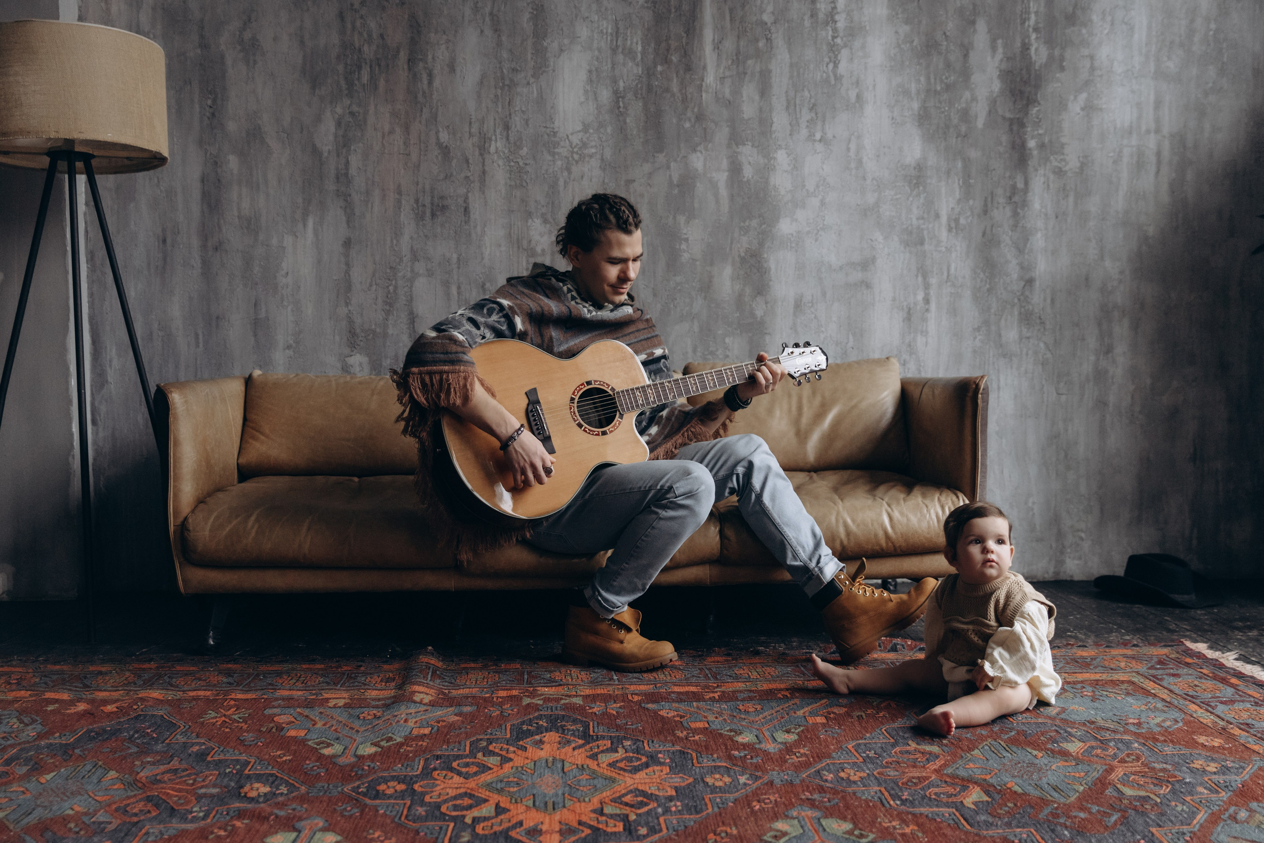 Когда папа — музыкант. Семейный и детский фотограф в Москве Юлия Огородова