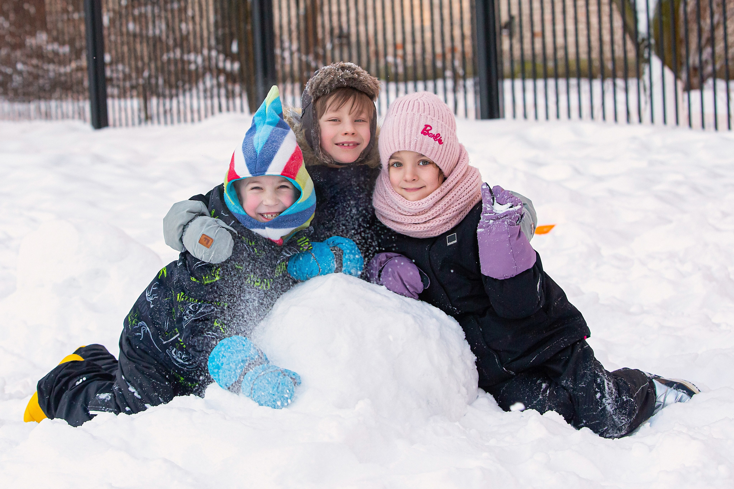 Зима в детском саду. Свадебный, семейный, детский фотограф в Санкт-Петербурге