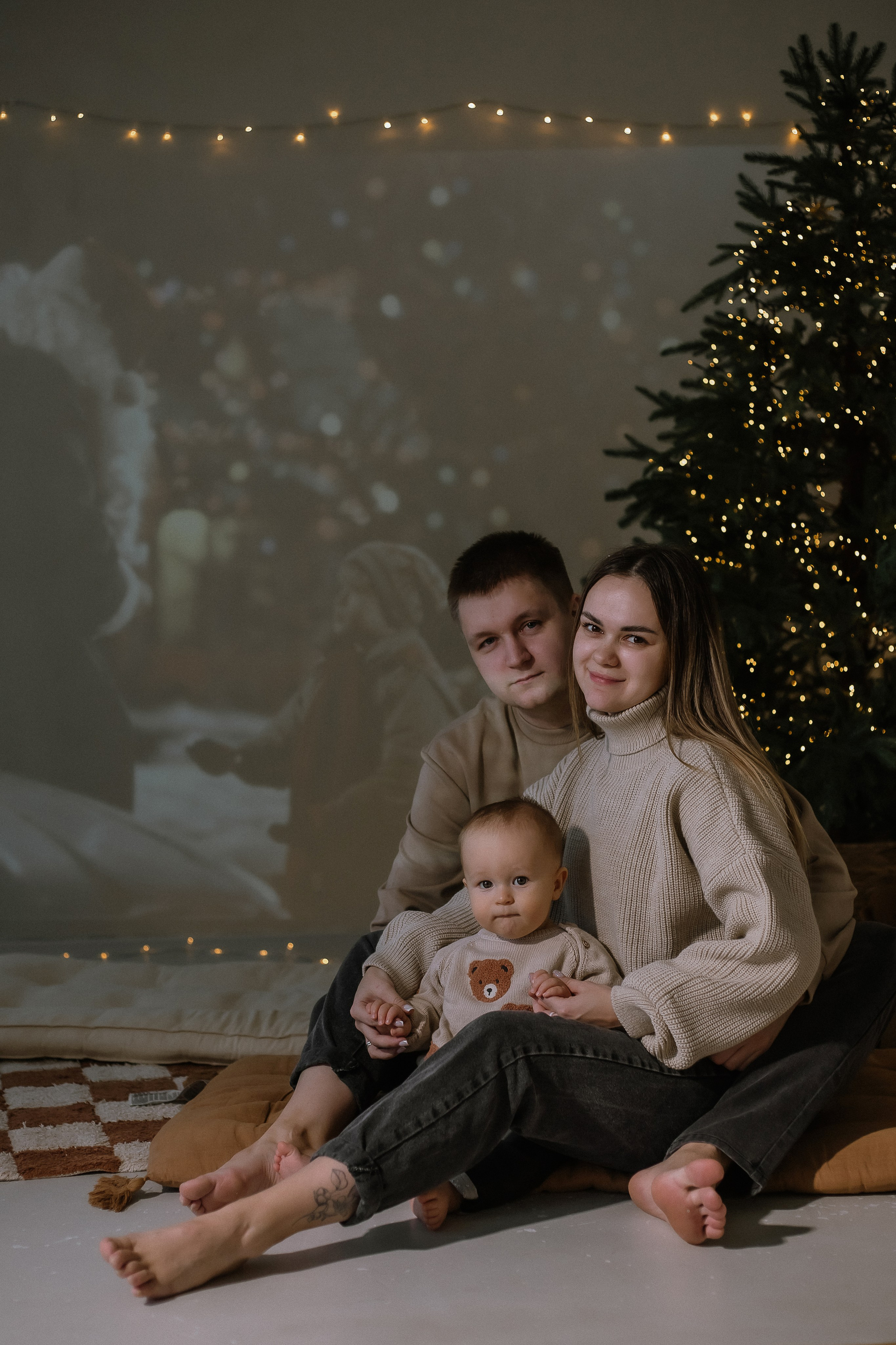 Предновогодняя серия Екатерины, Алексея и Матвея (в рамках студийных экспресс). Фотограф Екатеринубрг/Верхняя Пышма