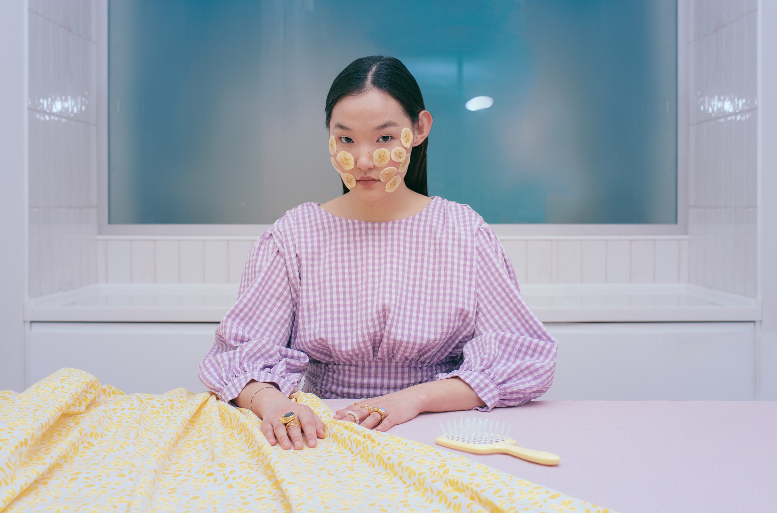 Retouching a full-length portrait