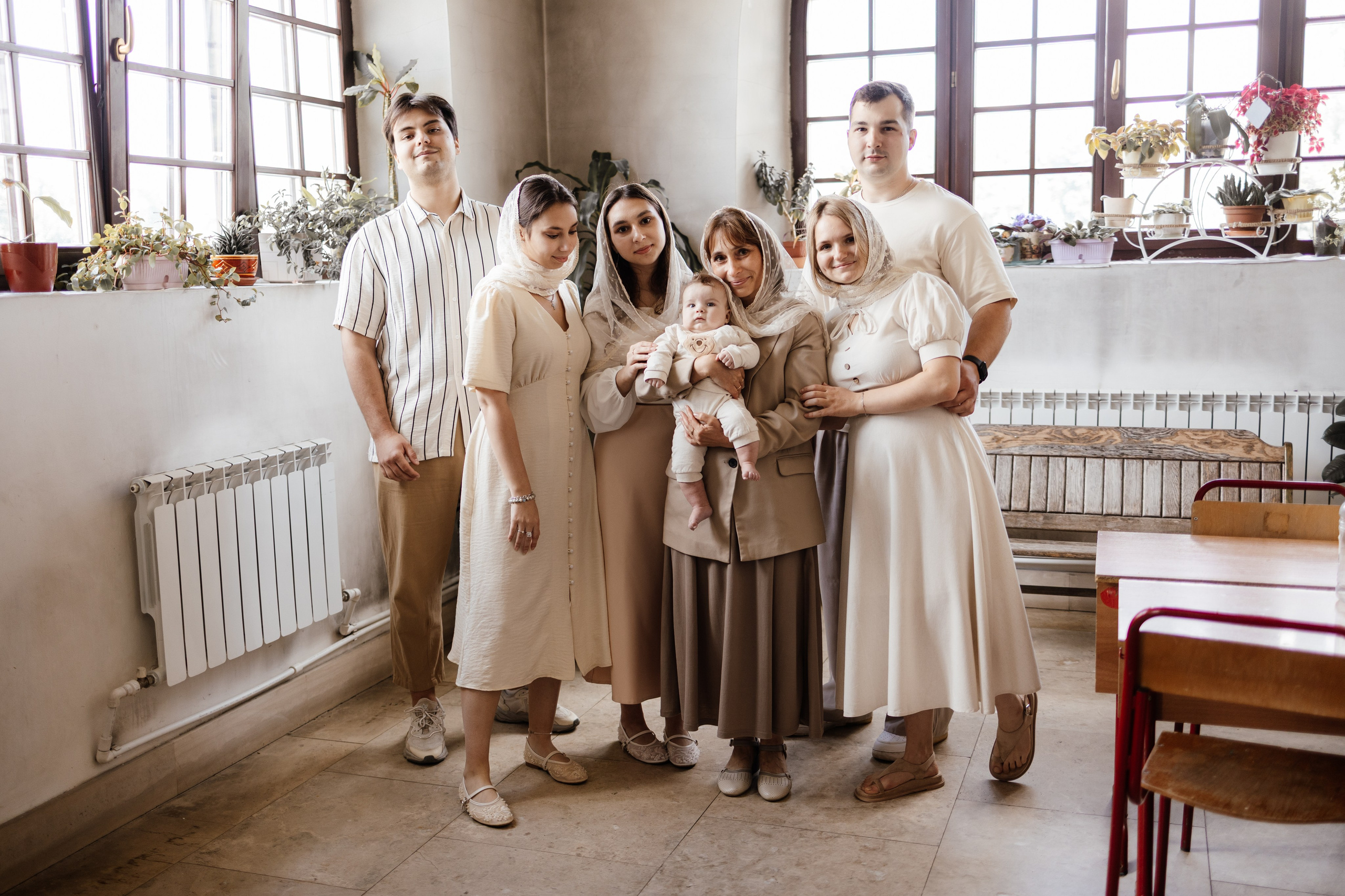 Таинство Крещения Саши. Фотограф новорождённых Newborn Москва