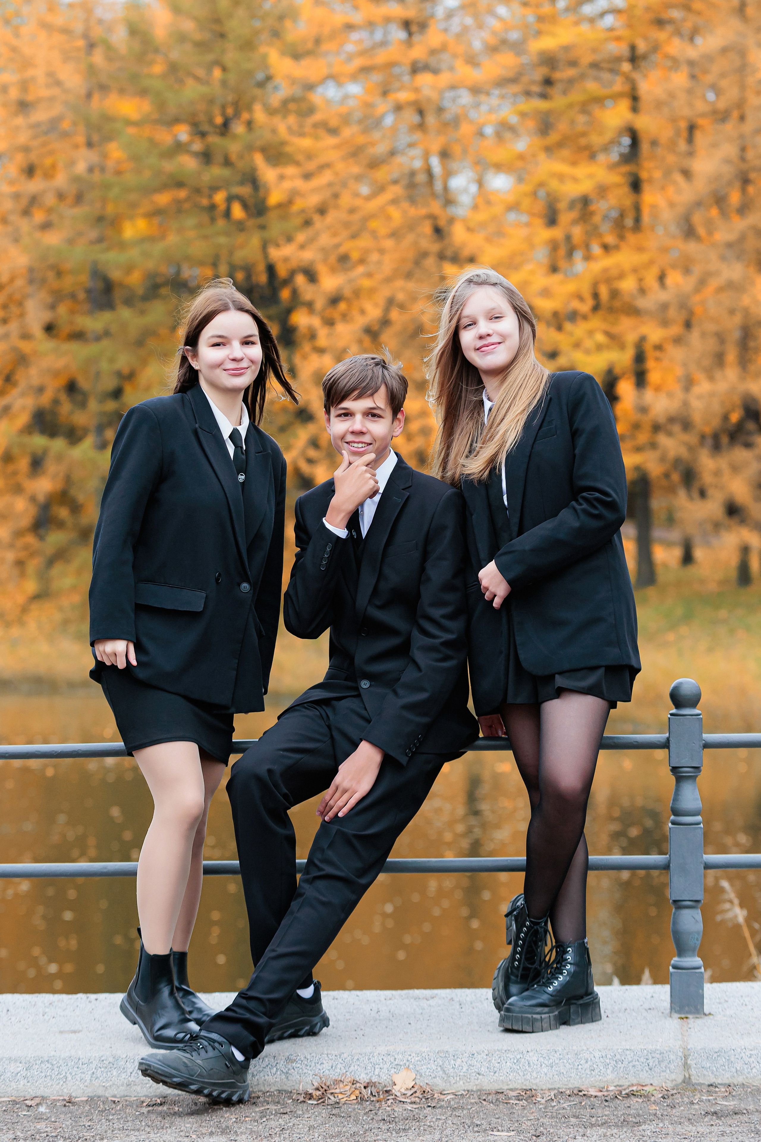 Осень. Старшая школа. Свадебный, семейный, детский фотограф в Санкт-Петербурге