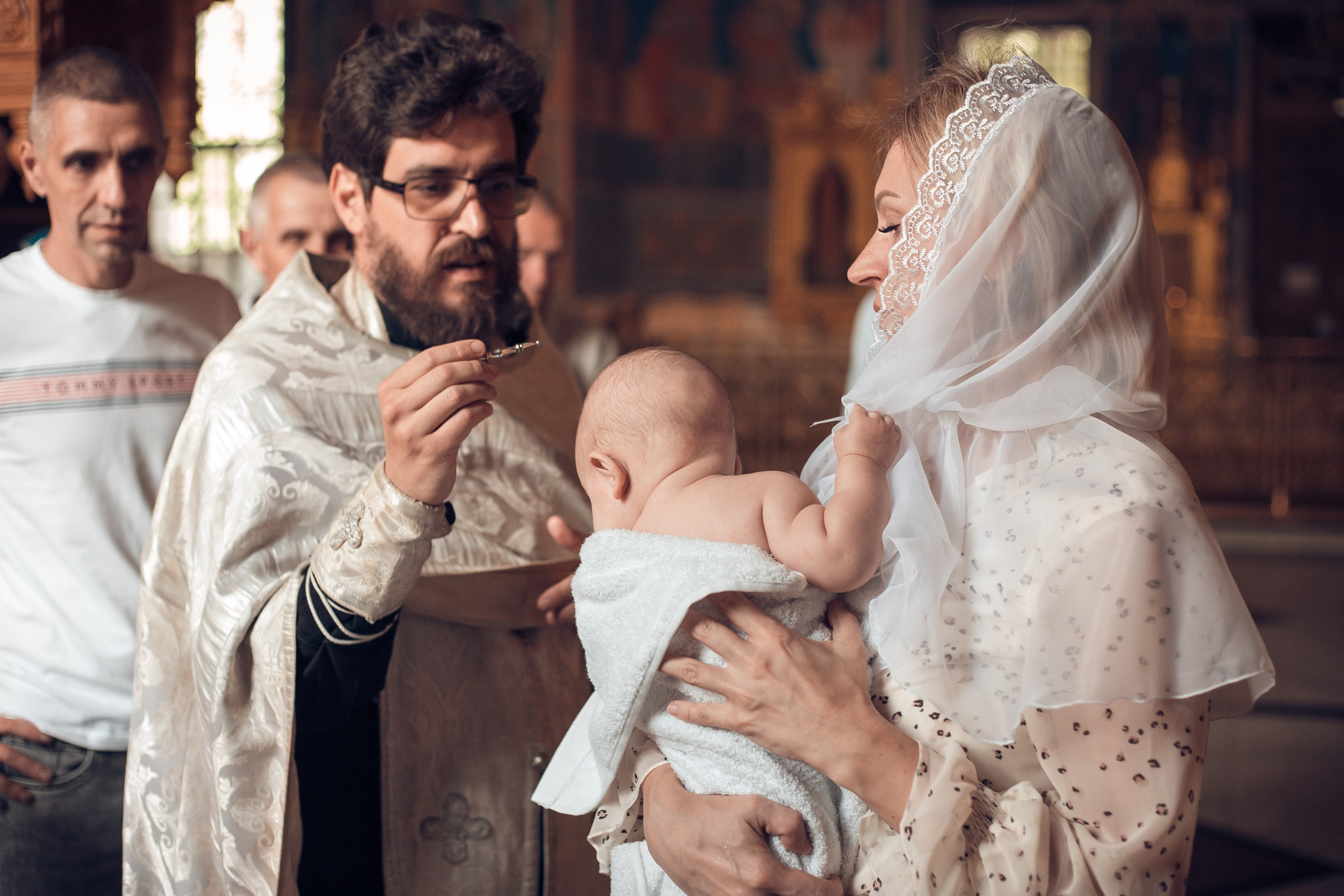 Крещение Татьяны в Свято-Троицком кафедральном соборе Калуги