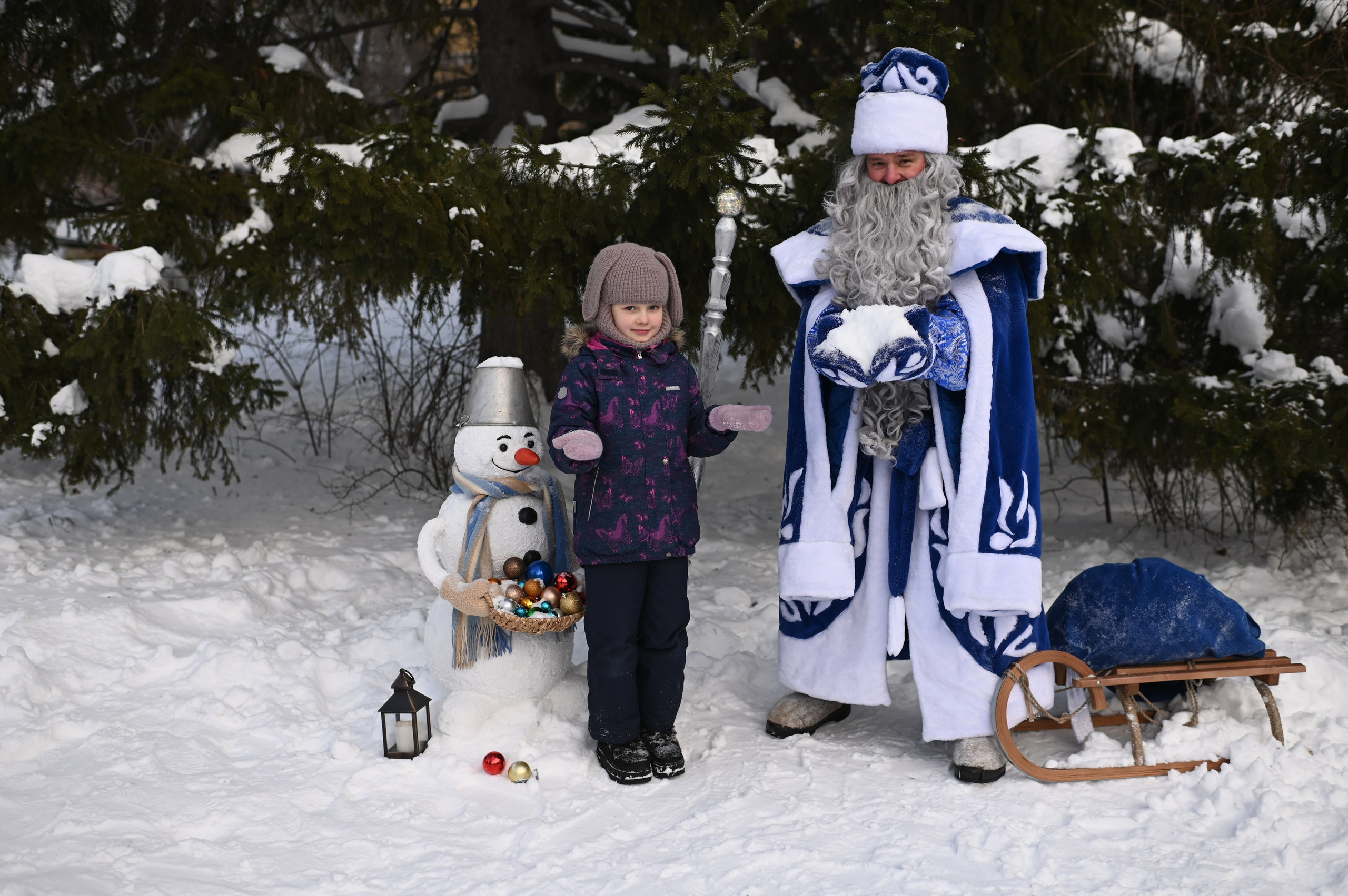 ПОЗДРАВЛЕНИЕ ОТ ДЕДА МОРОЗА. Семейный фотограф Екатеринбург Лора Мур