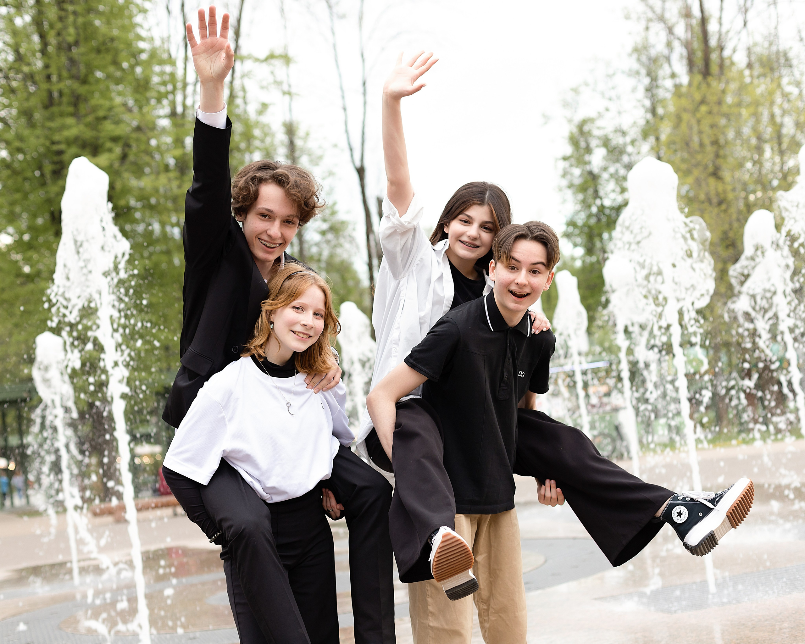 Съёмка в парке. Выпускные альбомы «Эврика» в Нижнем Новгороде