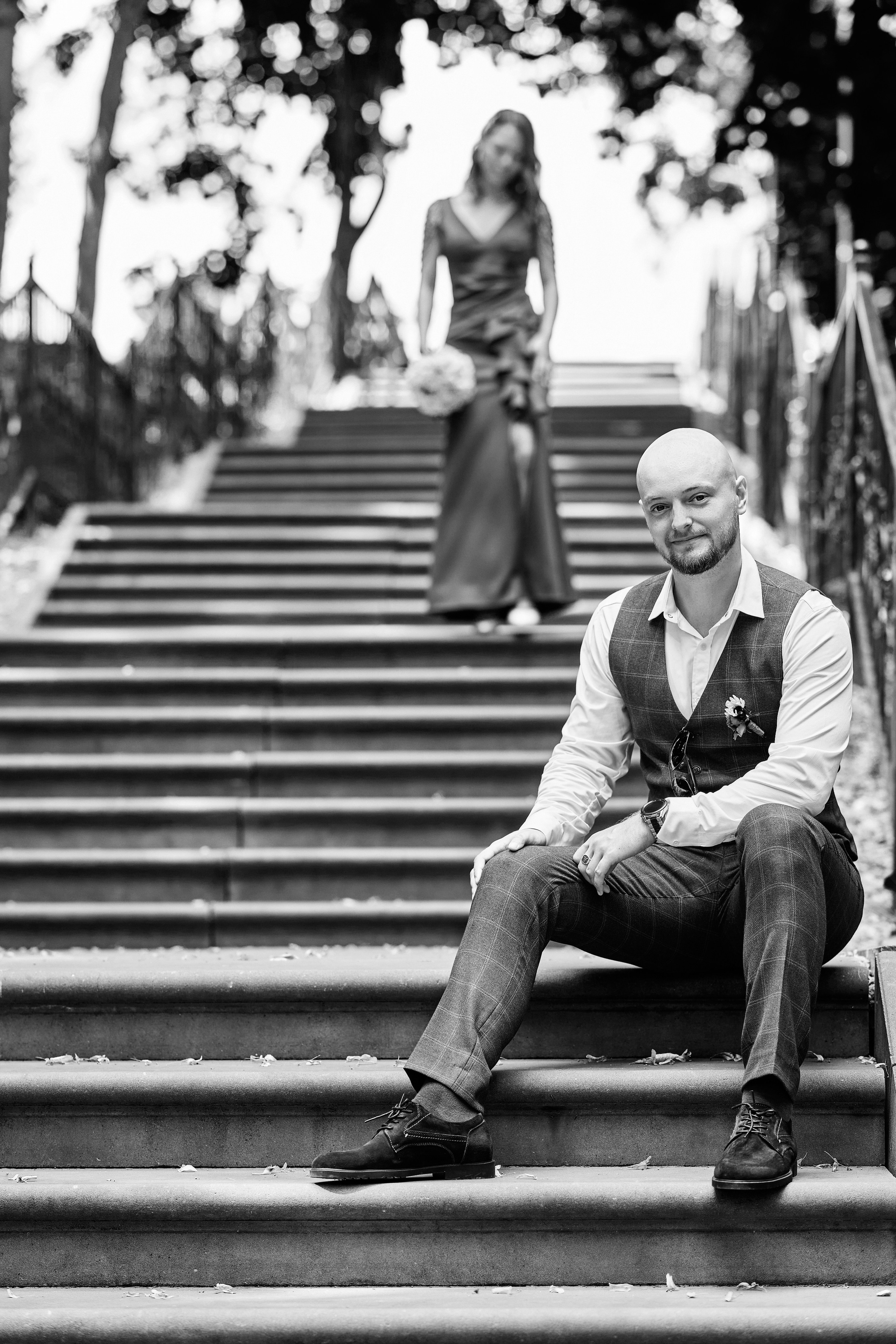 свадебная прогулка в платоновском парке