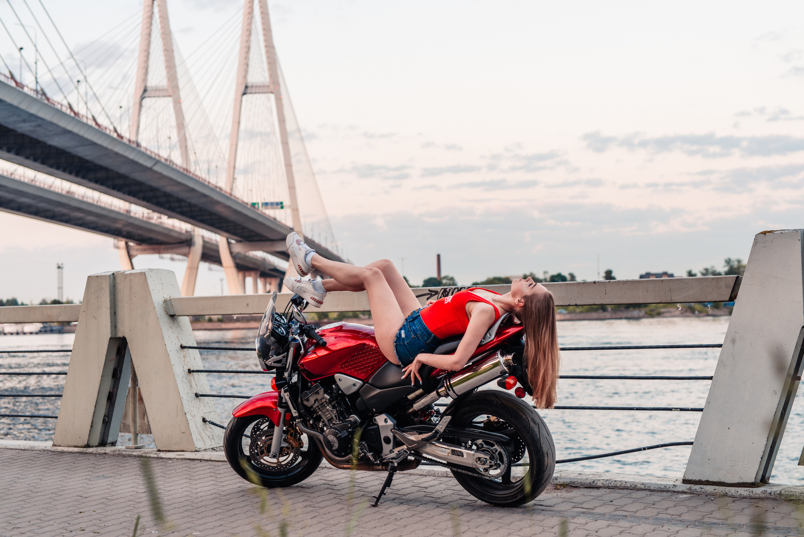 Светлана и HONDA. Фотограф в Санкт-Петербурге и Ленинградской области