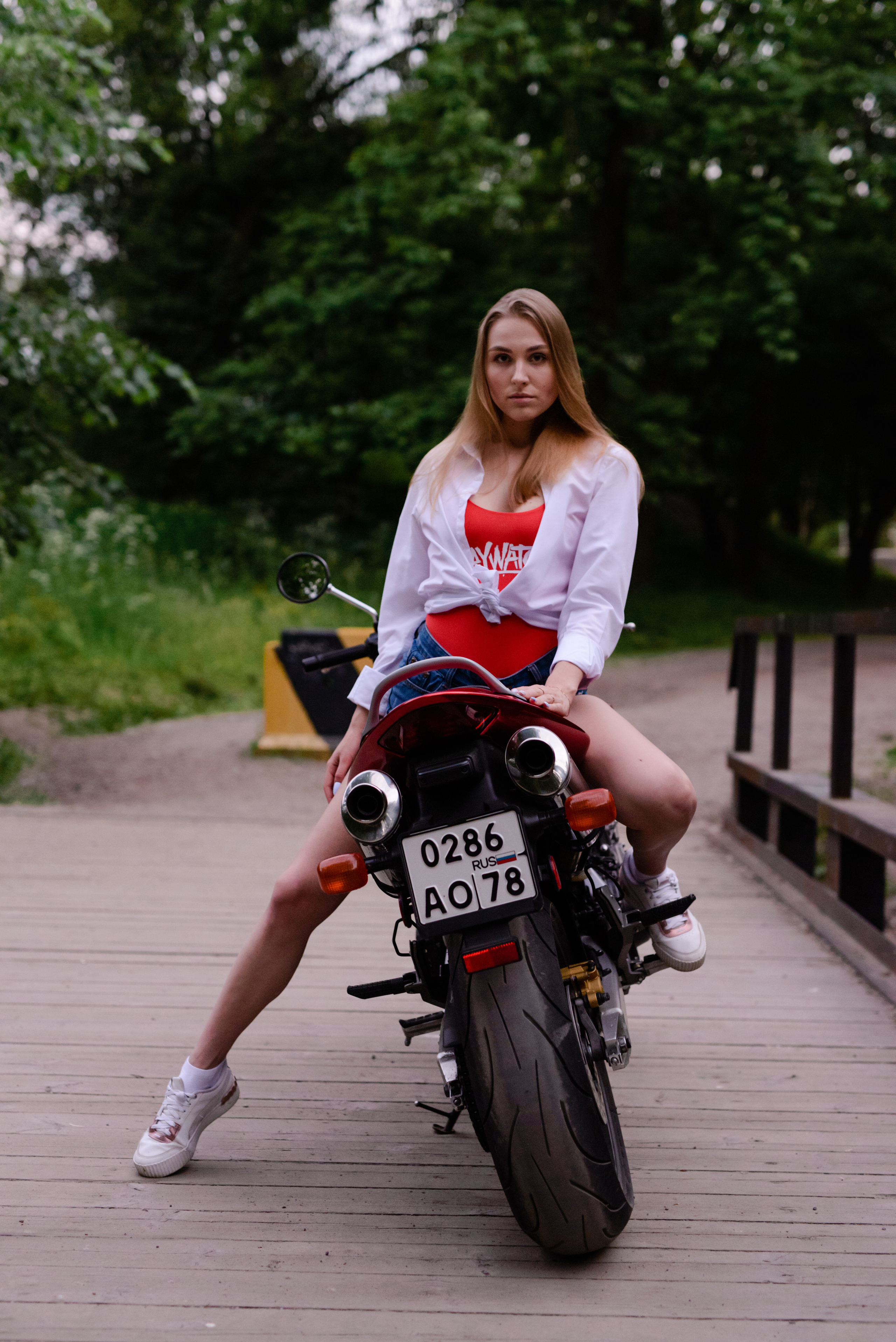 Светлана и HONDA. Фотограф в Санкт-Петербурге и Ленинградской области