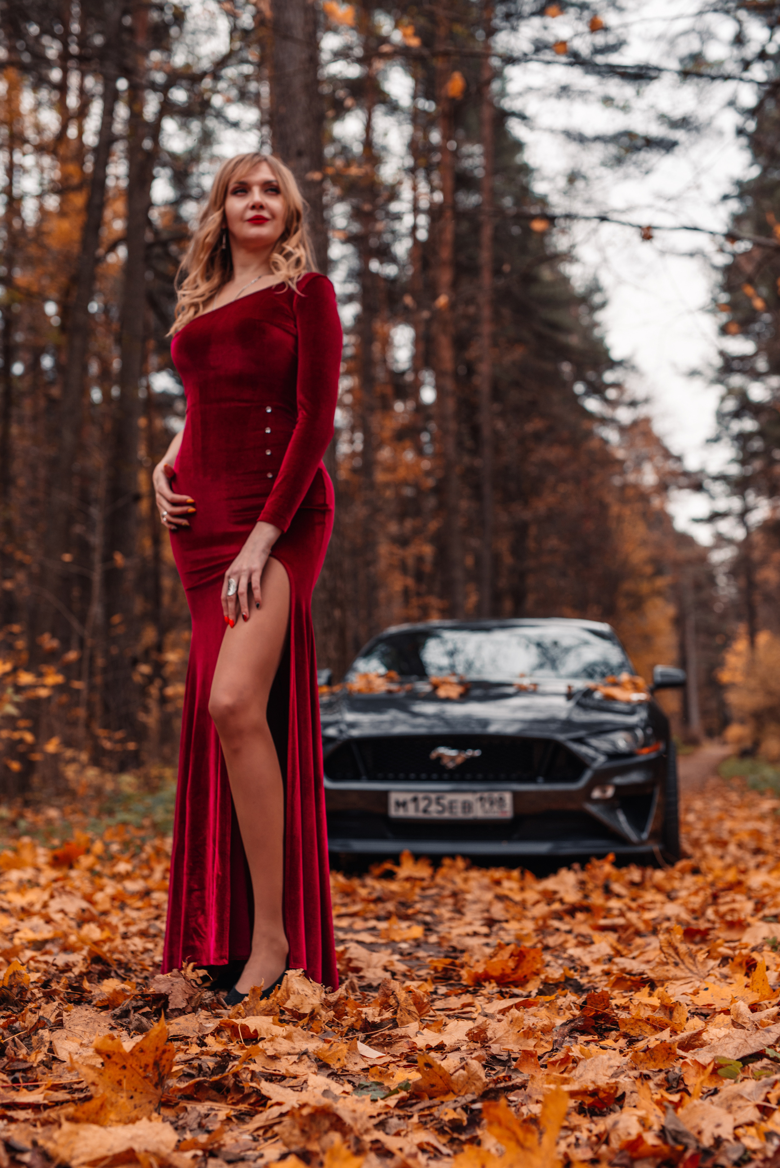 Дарья и Mustang. Фотограф в Санкт-Петербурге и Ленинградской области