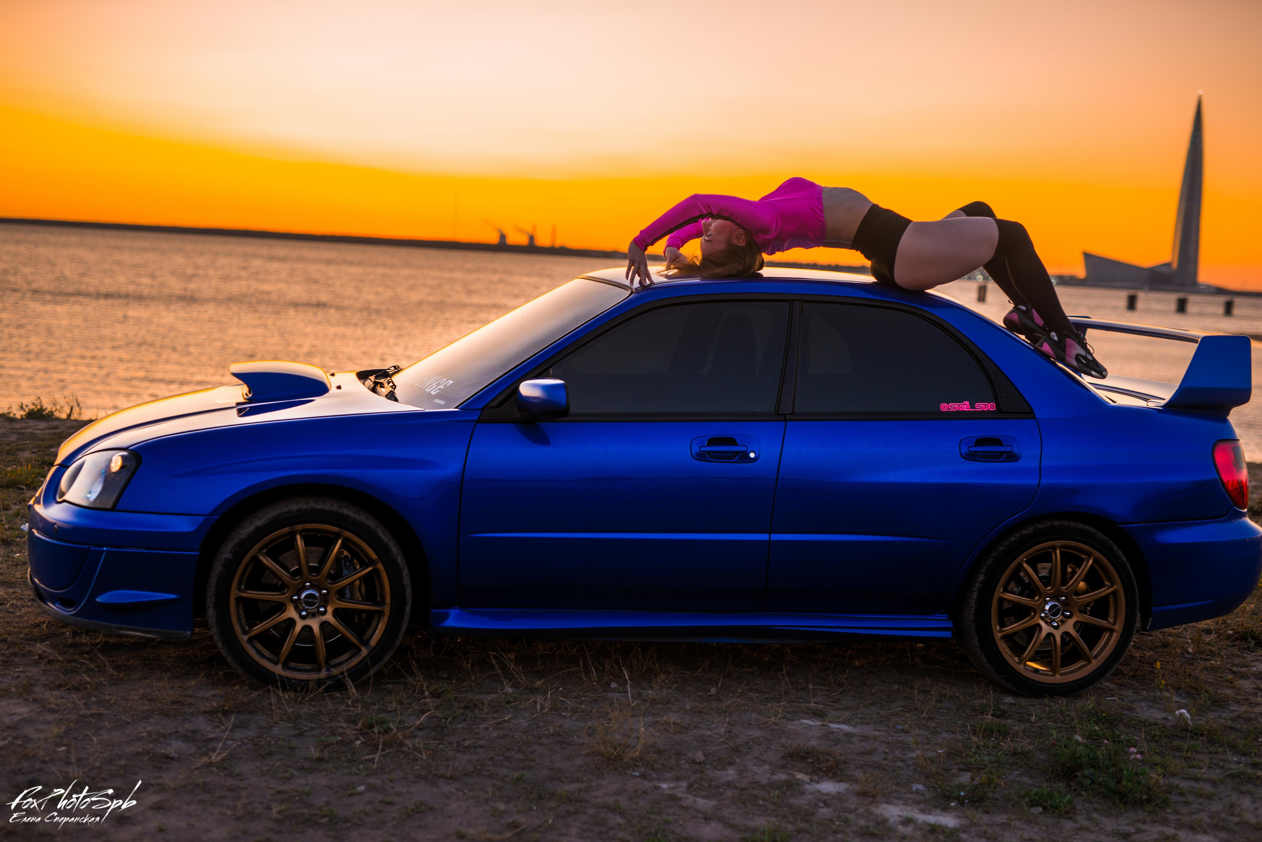 Тина и subaru. Фотограф в Санкт-Петербурге и Ленинградской области