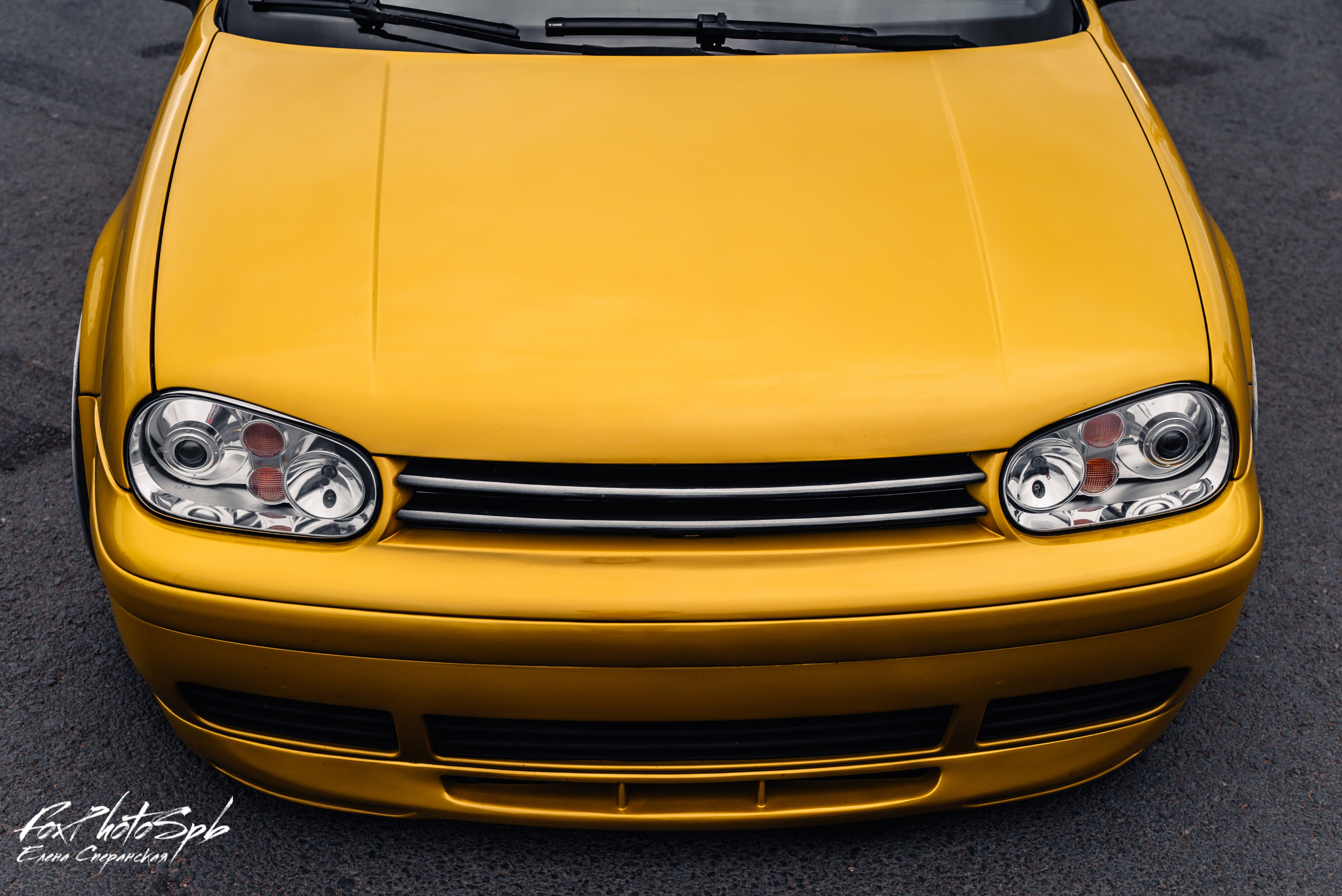 Volkswagen Golf Lemonade. Фотограф в Санкт-Петербурге и Ленинградской области