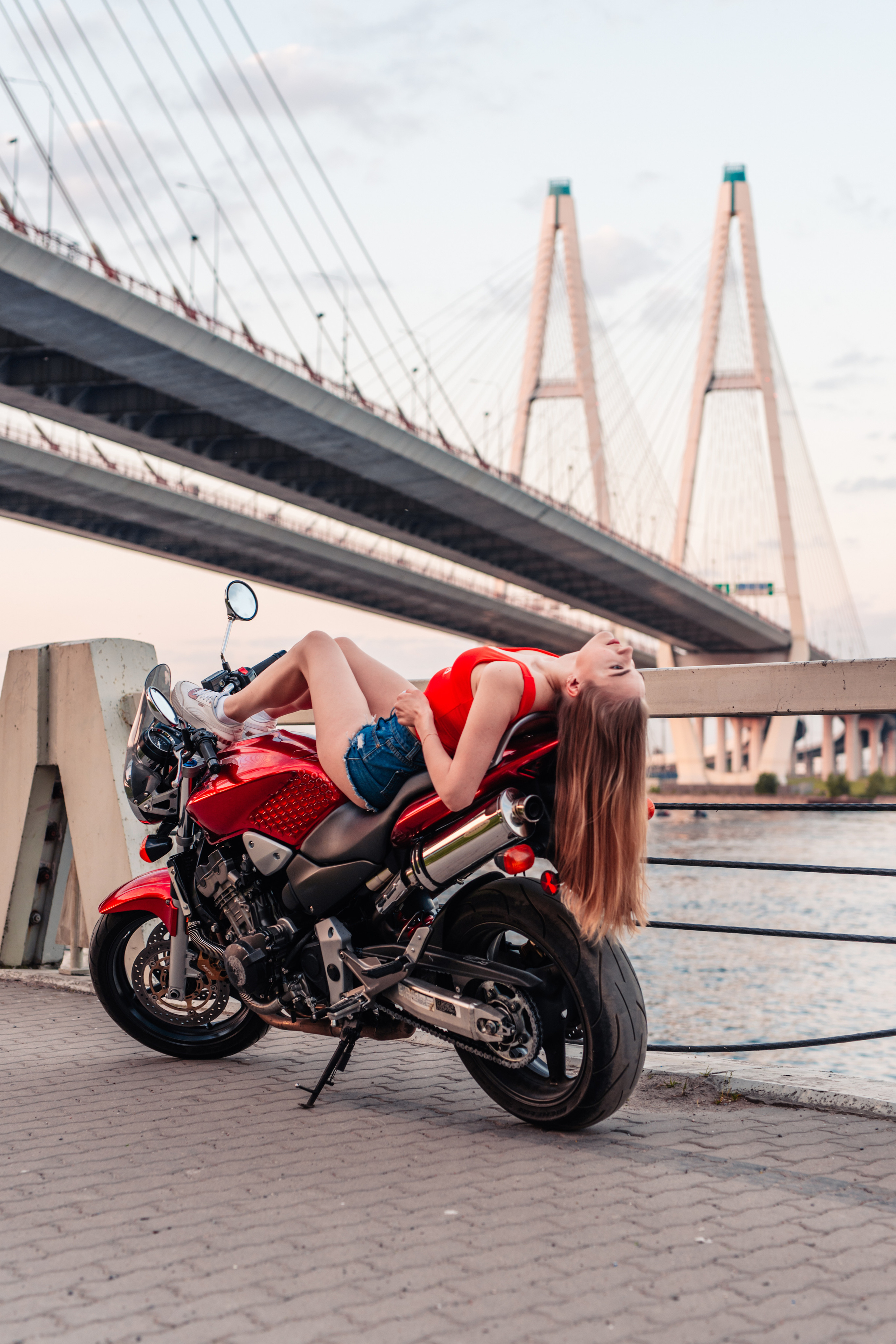 Светлана и HONDA. Фотограф в Санкт-Петербурге и Ленинградской области