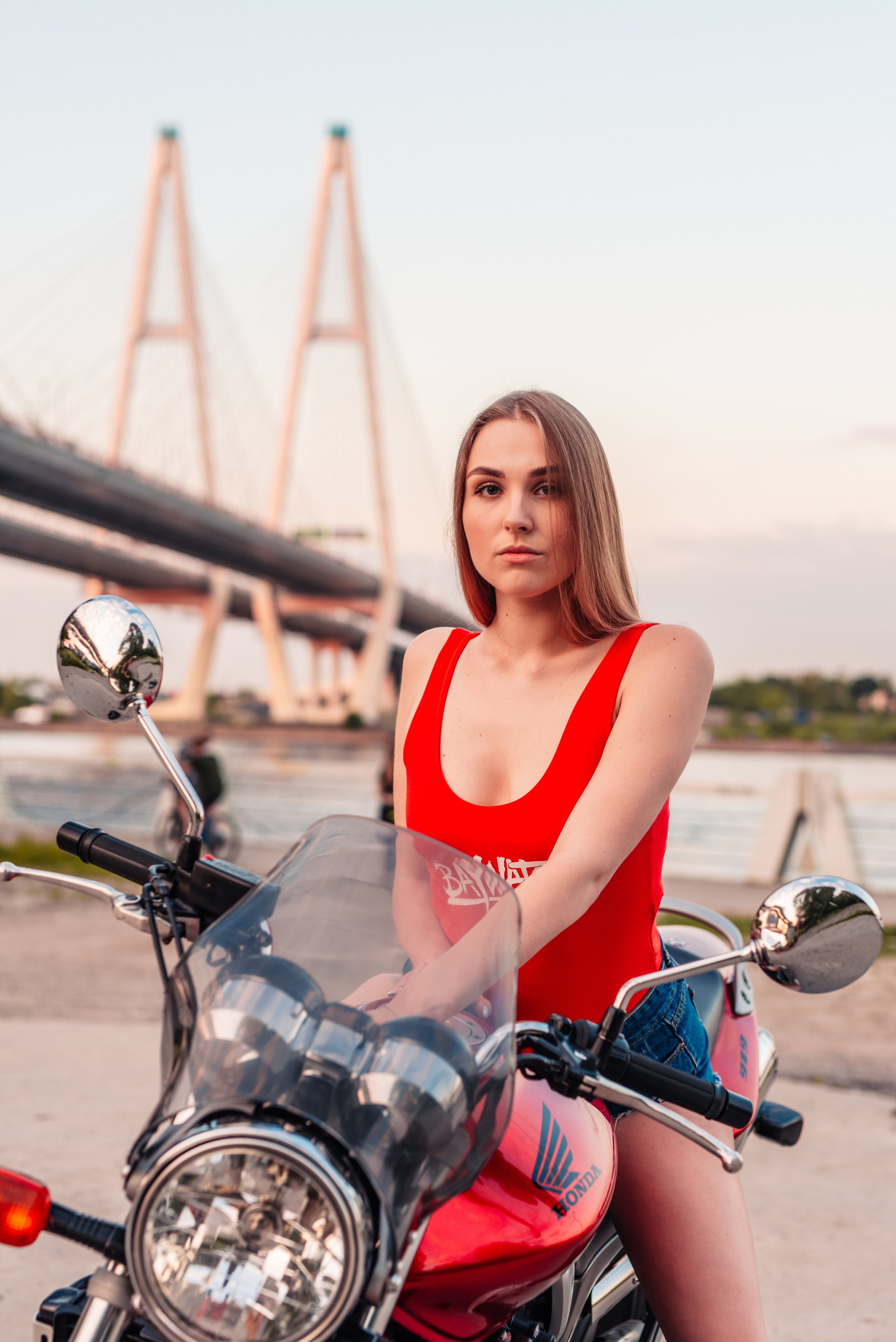 Светлана и HONDA. Фотограф в Санкт-Петербурге и Ленинградской области