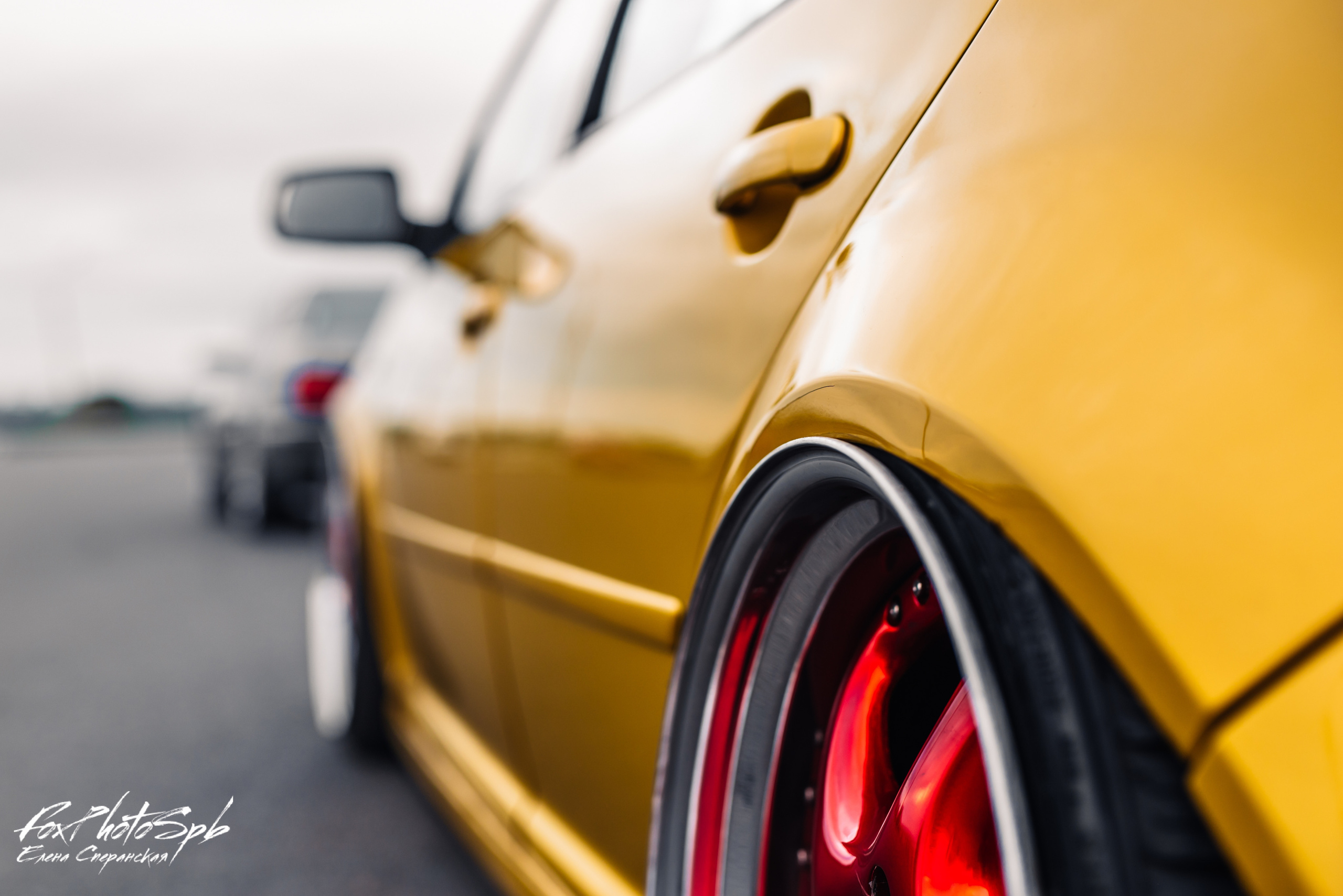 Volkswagen Golf Lemonade. Фотограф в Санкт-Петербурге и Ленинградской области