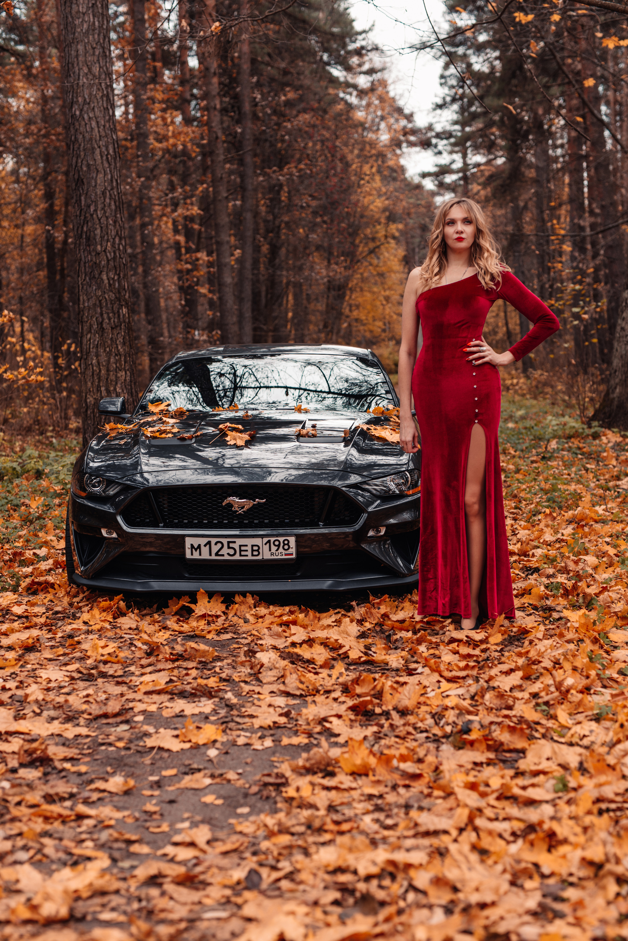 Дарья и Mustang. Фотограф в Санкт-Петербурге и Ленинградской области