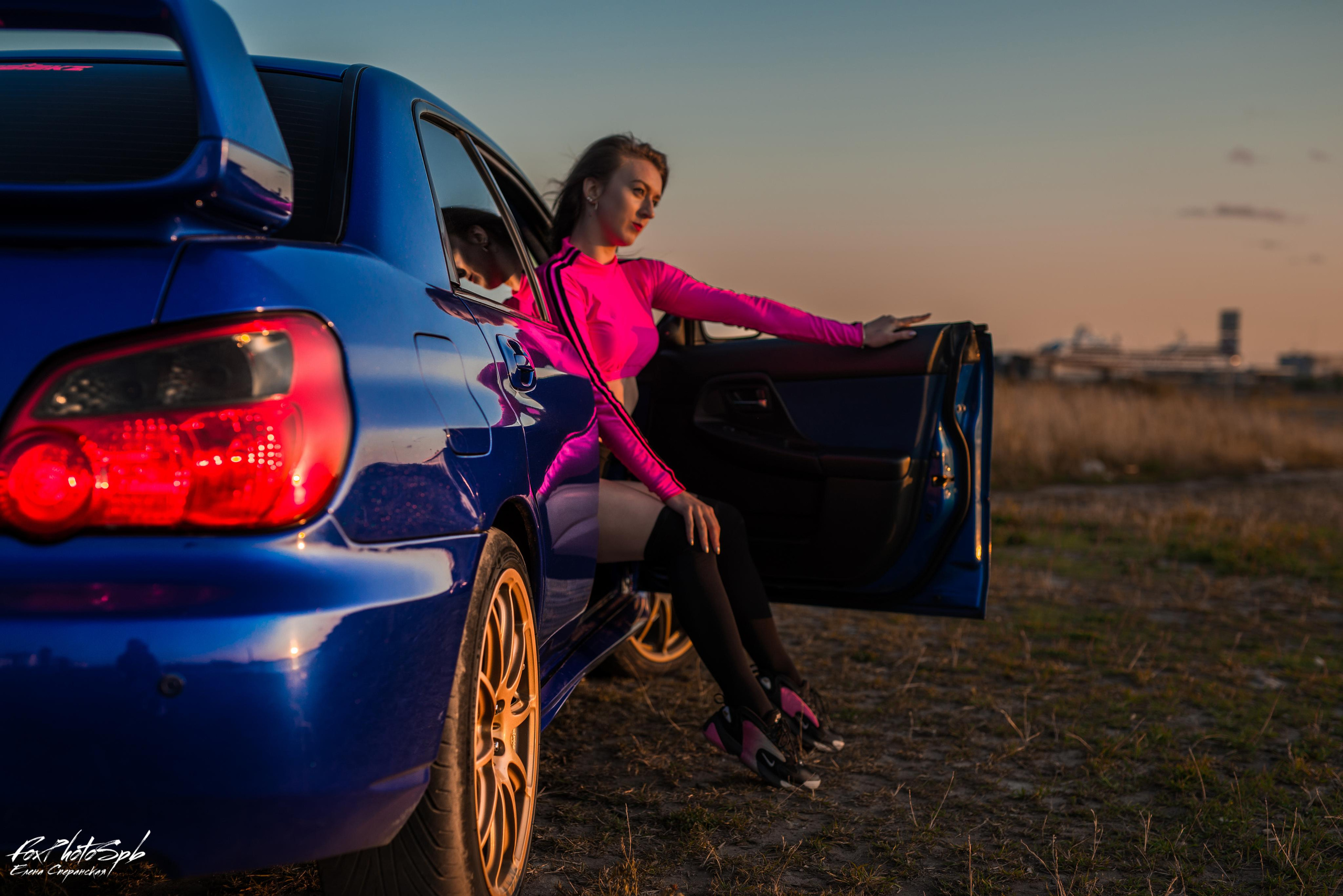 Тина и subaru. Фотограф в Санкт-Петербурге и Ленинградской области