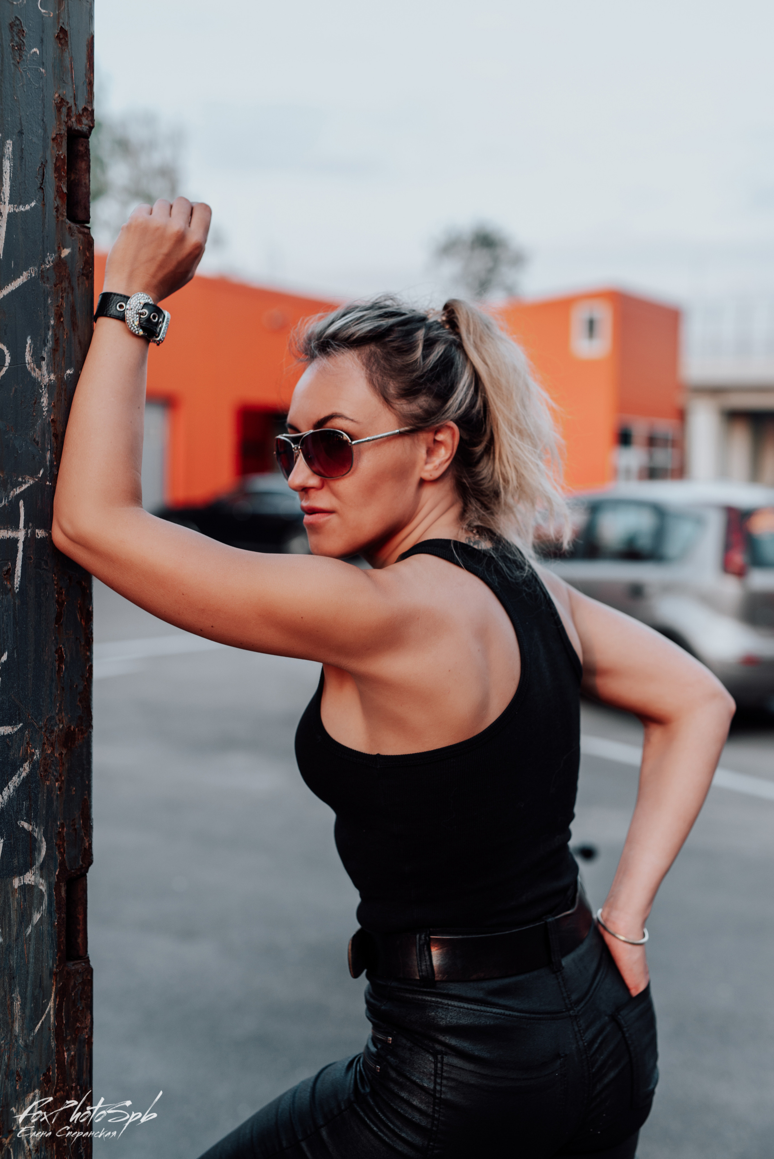 Ольга и Custom Moto. Фотограф в Санкт-Петербурге и Ленинградской области