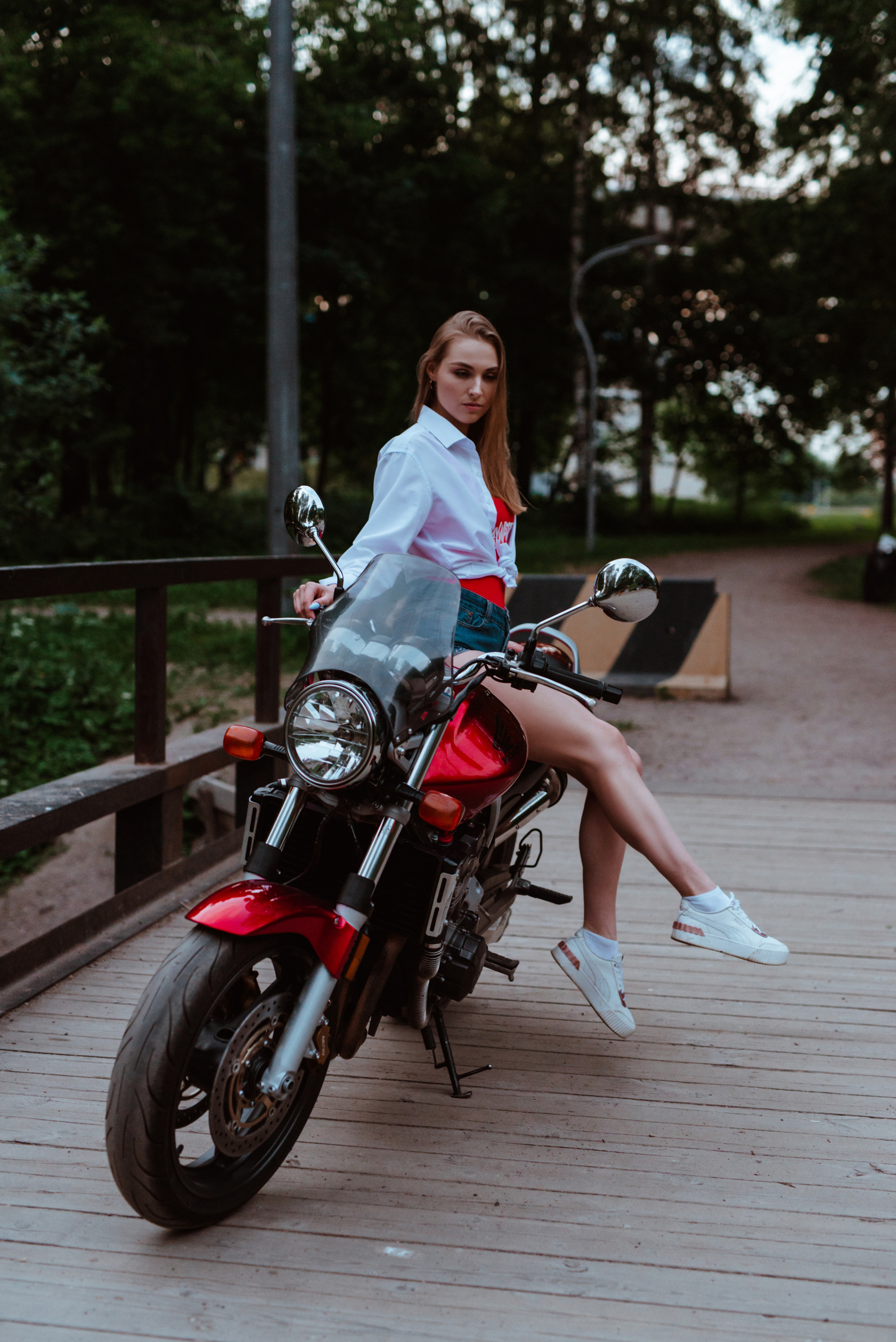 Светлана и HONDA. Фотограф в Санкт-Петербурге и Ленинградской области