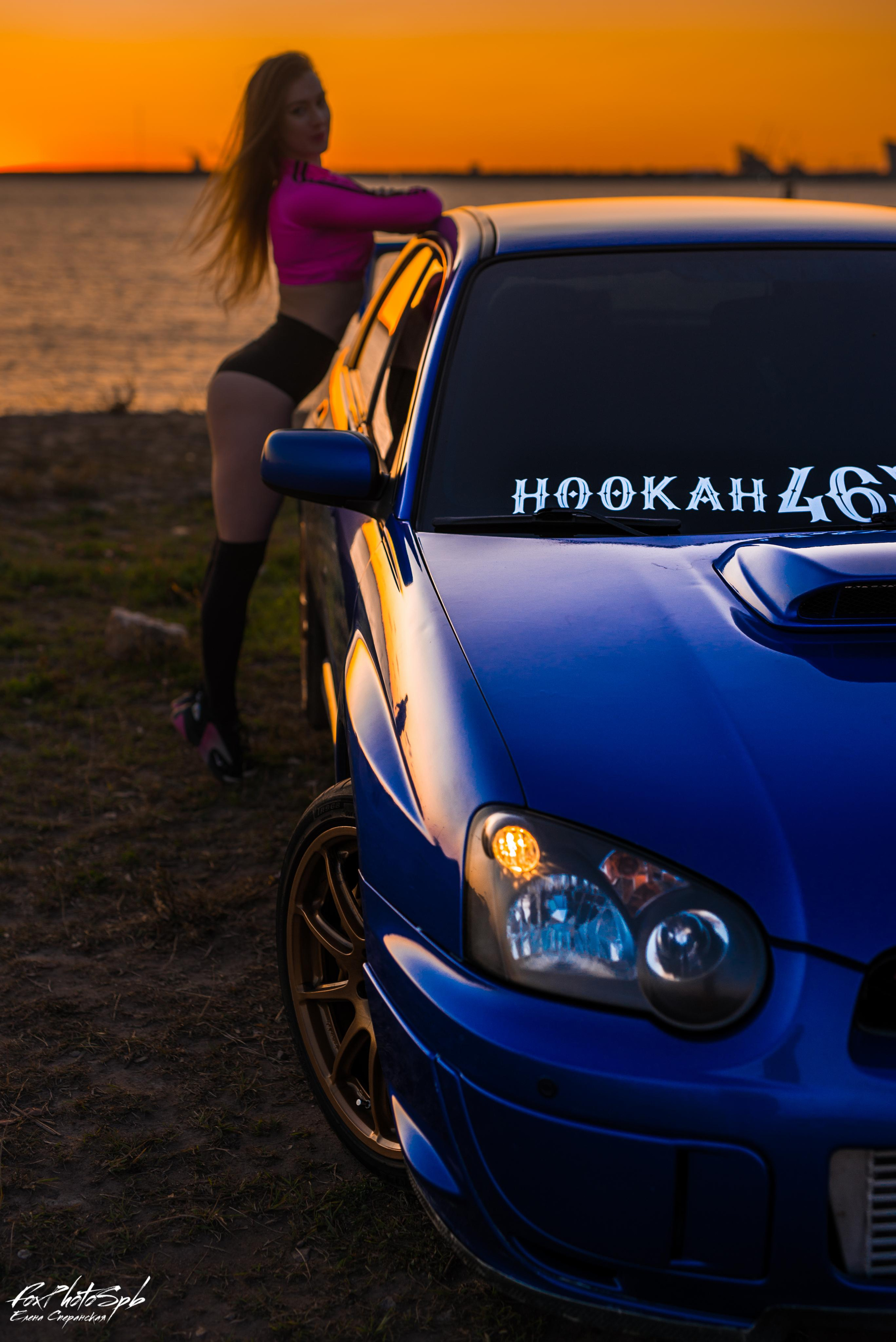 Тина и subaru. Фотограф в Санкт-Петербурге и Ленинградской области