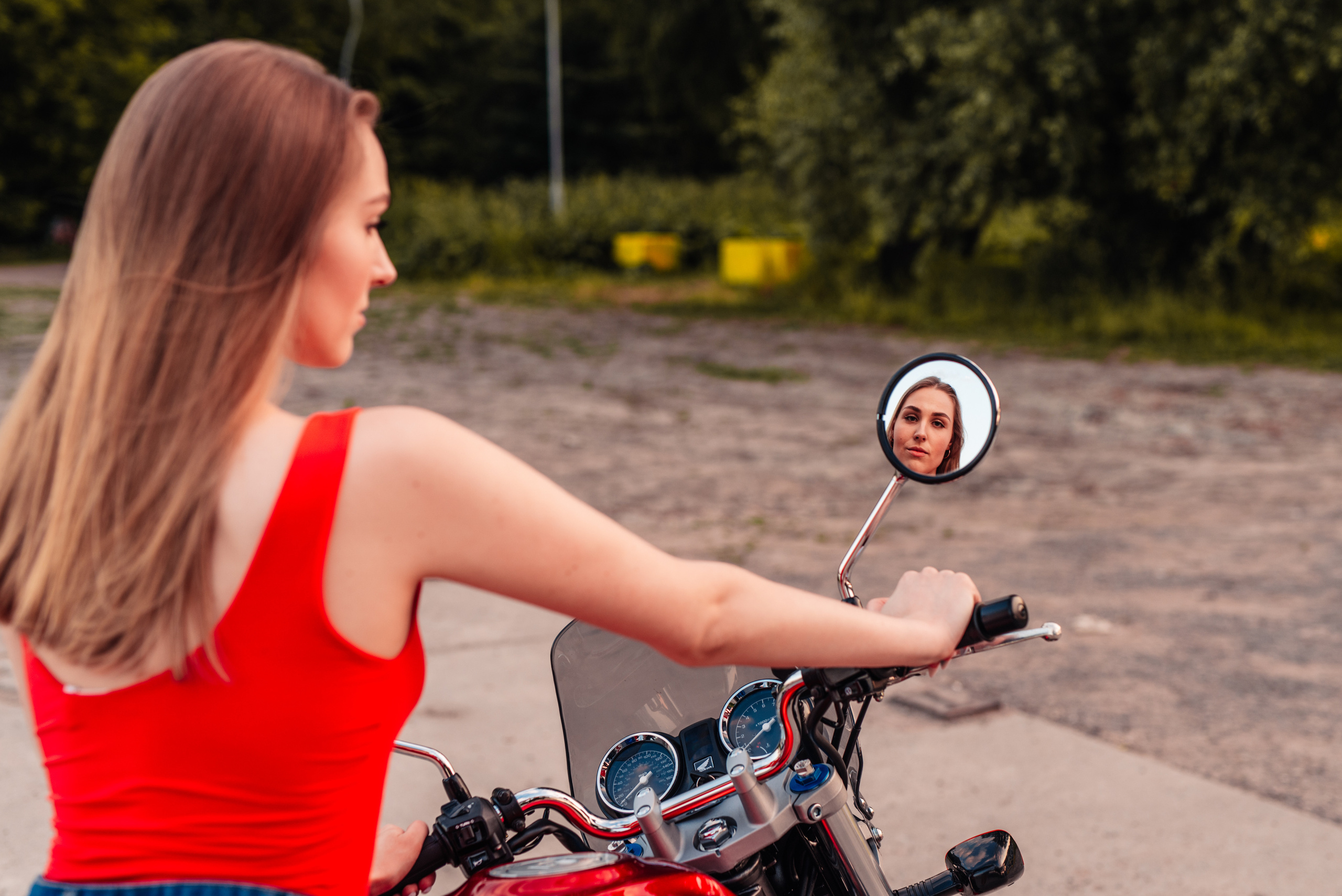 Светлана и HONDA. Фотограф в Санкт-Петербурге и Ленинградской области