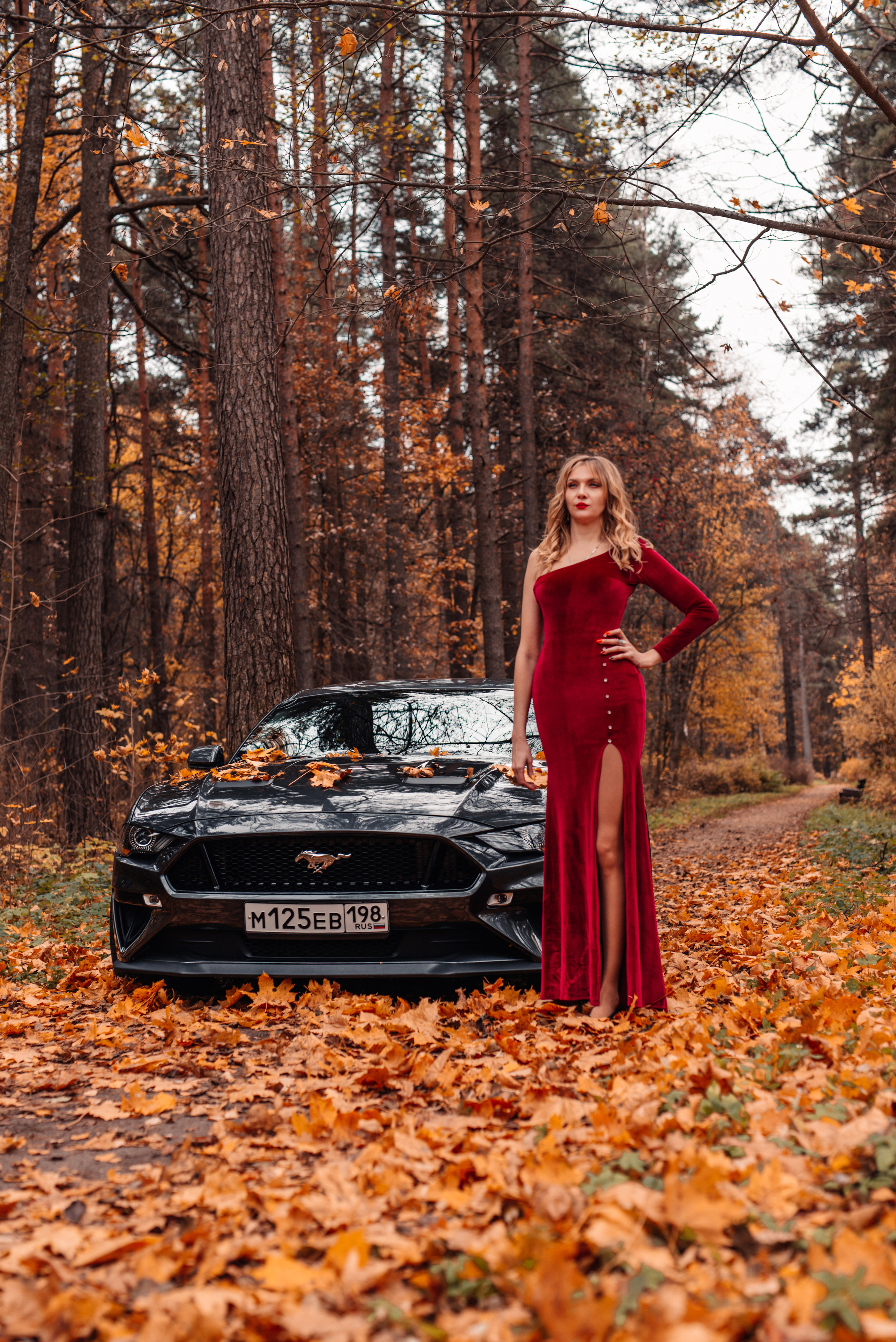 Дарья и Mustang. Фотограф в Санкт-Петербурге и Ленинградской области