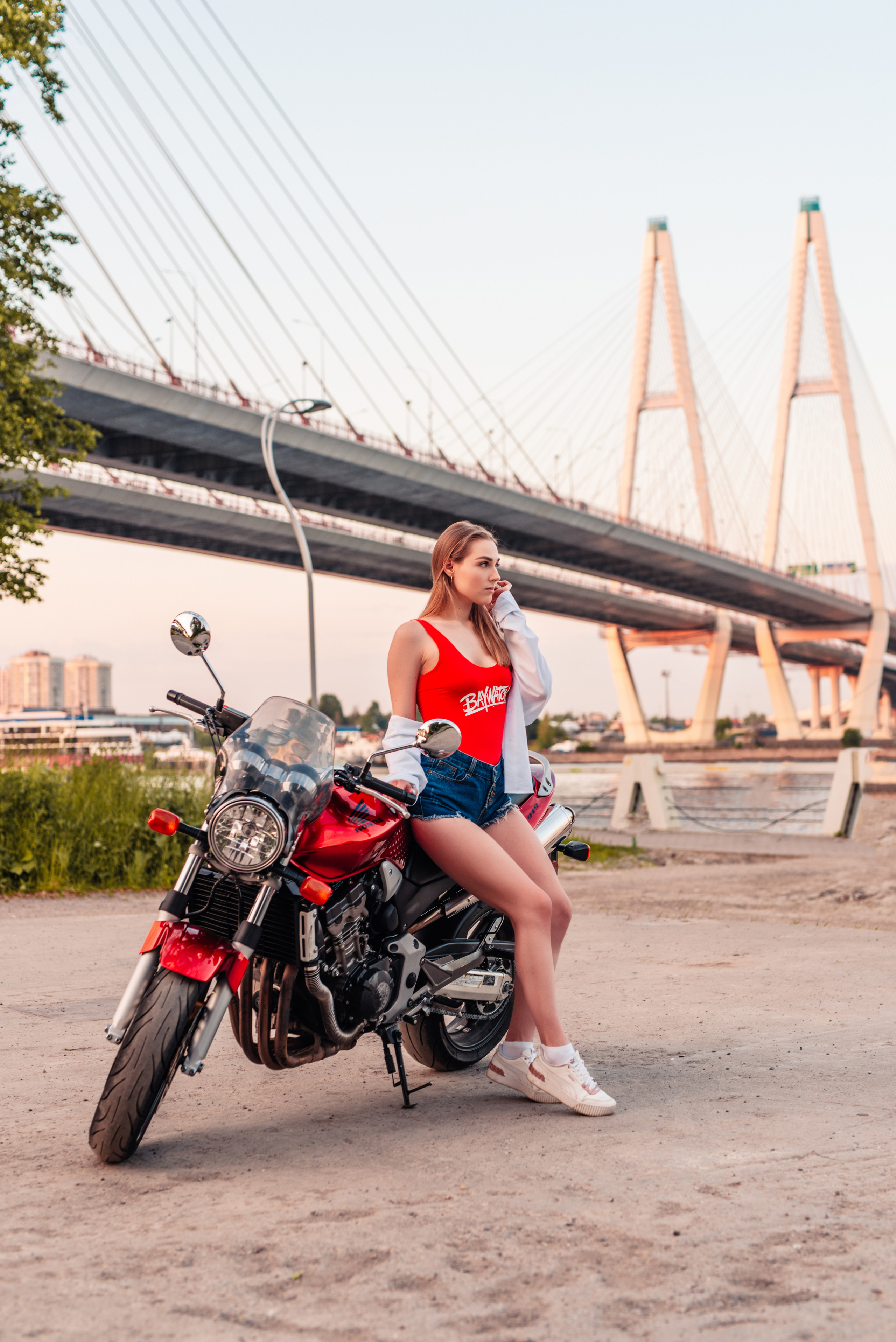 Светлана и HONDA. Фотограф в Санкт-Петербурге и Ленинградской области