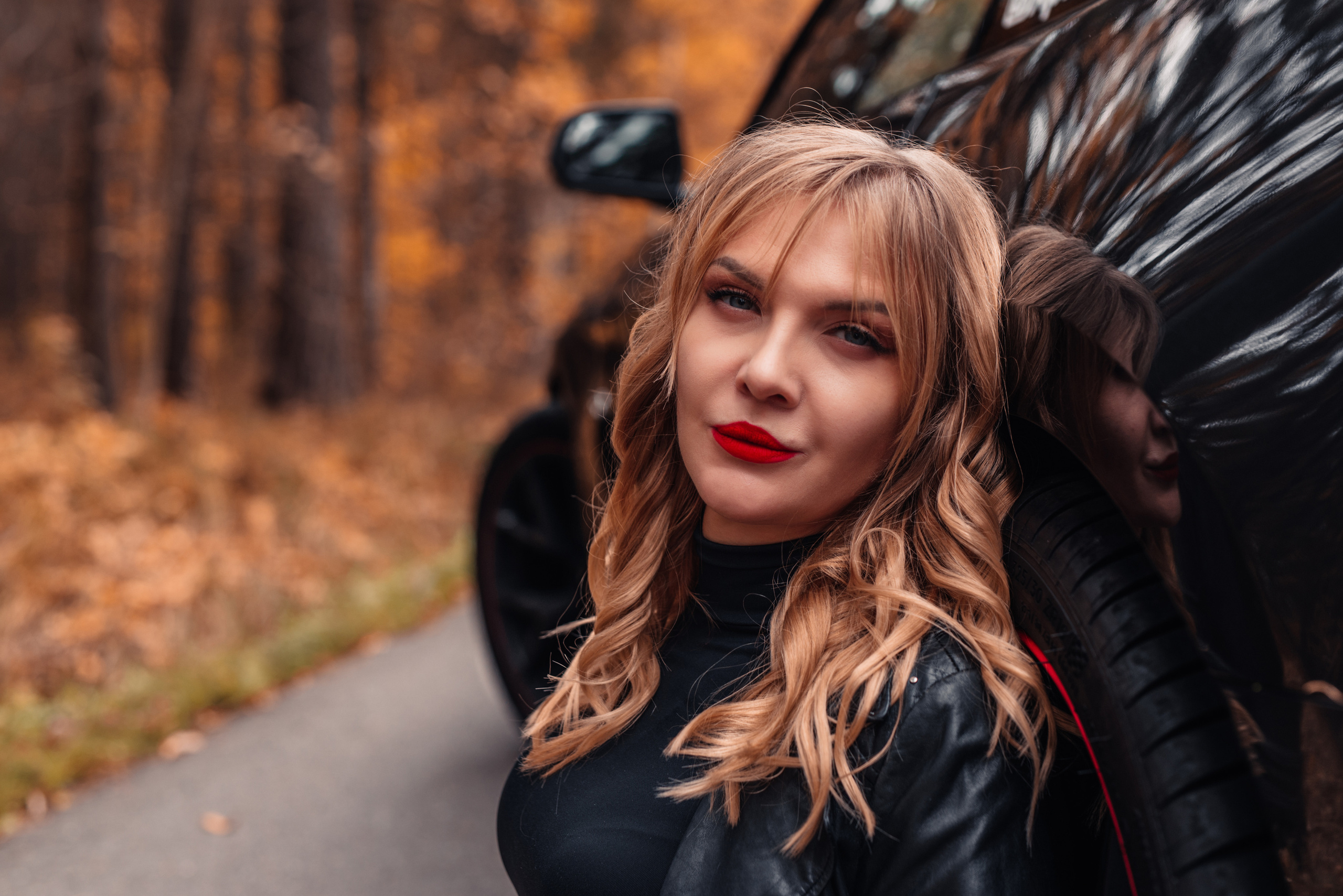 Дарья и Mustang. Фотограф в Санкт-Петербурге и Ленинградской области