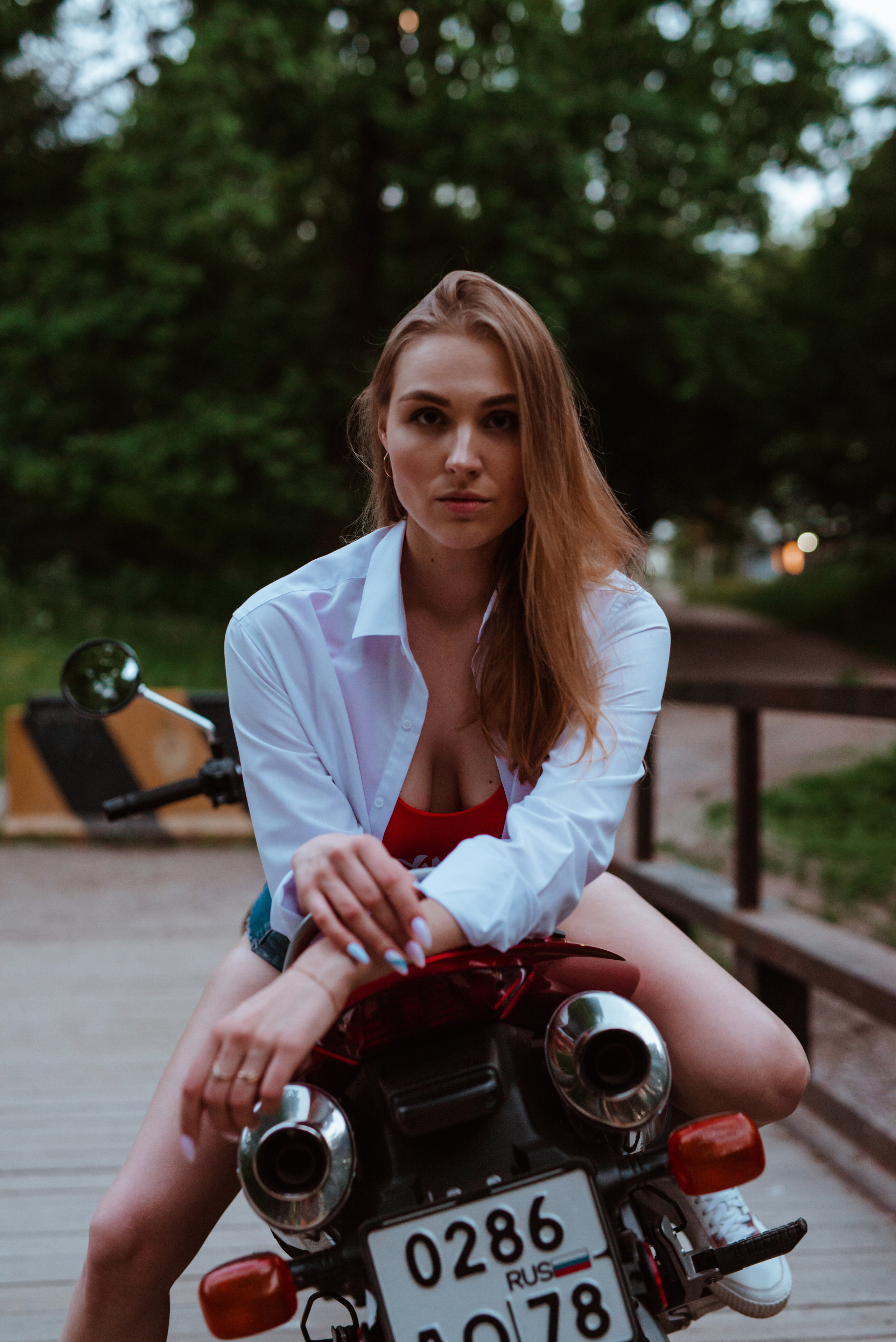 Светлана и HONDA. Фотограф в Санкт-Петербурге и Ленинградской области