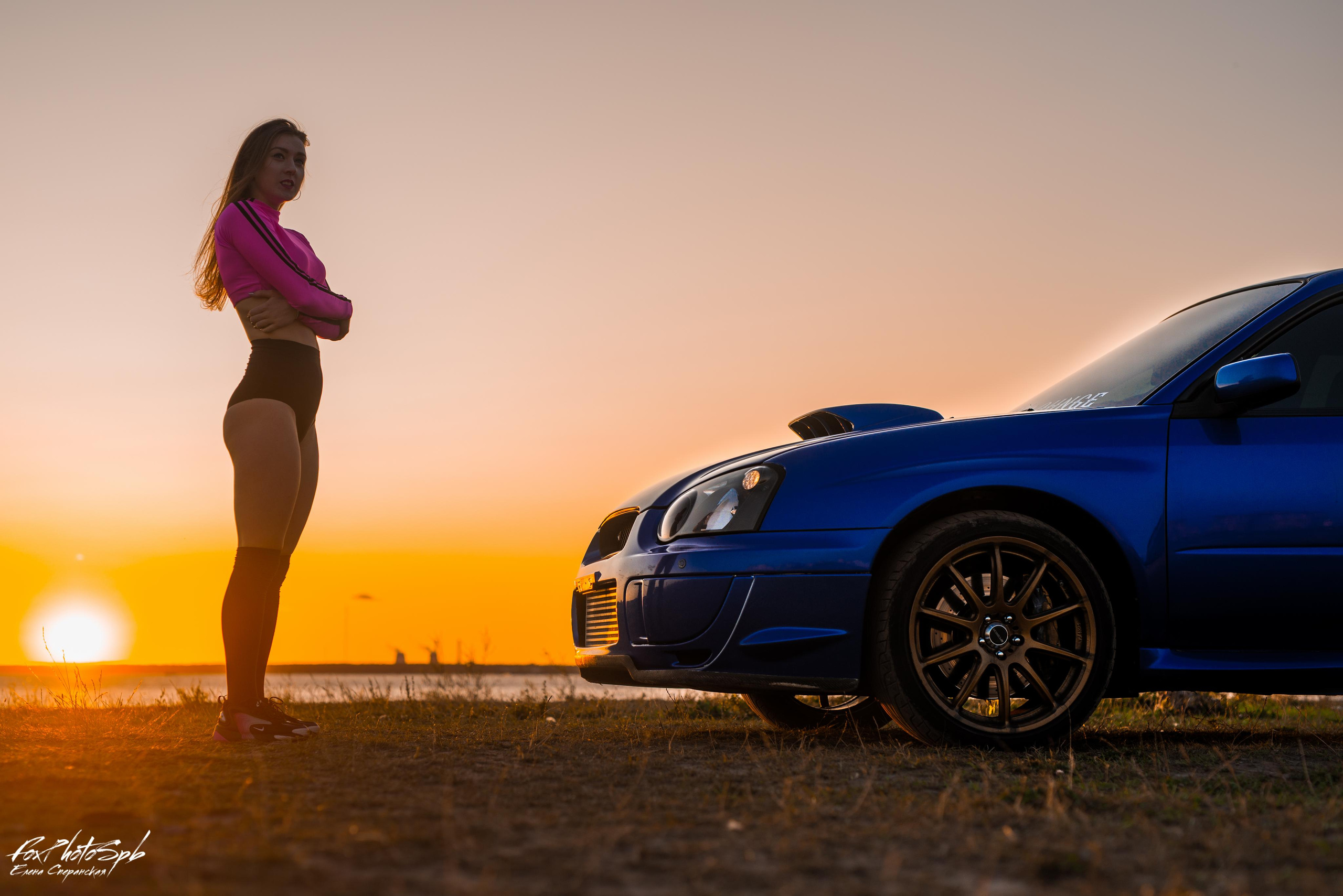 Тина и subaru. Фотограф в Санкт-Петербурге и Ленинградской области