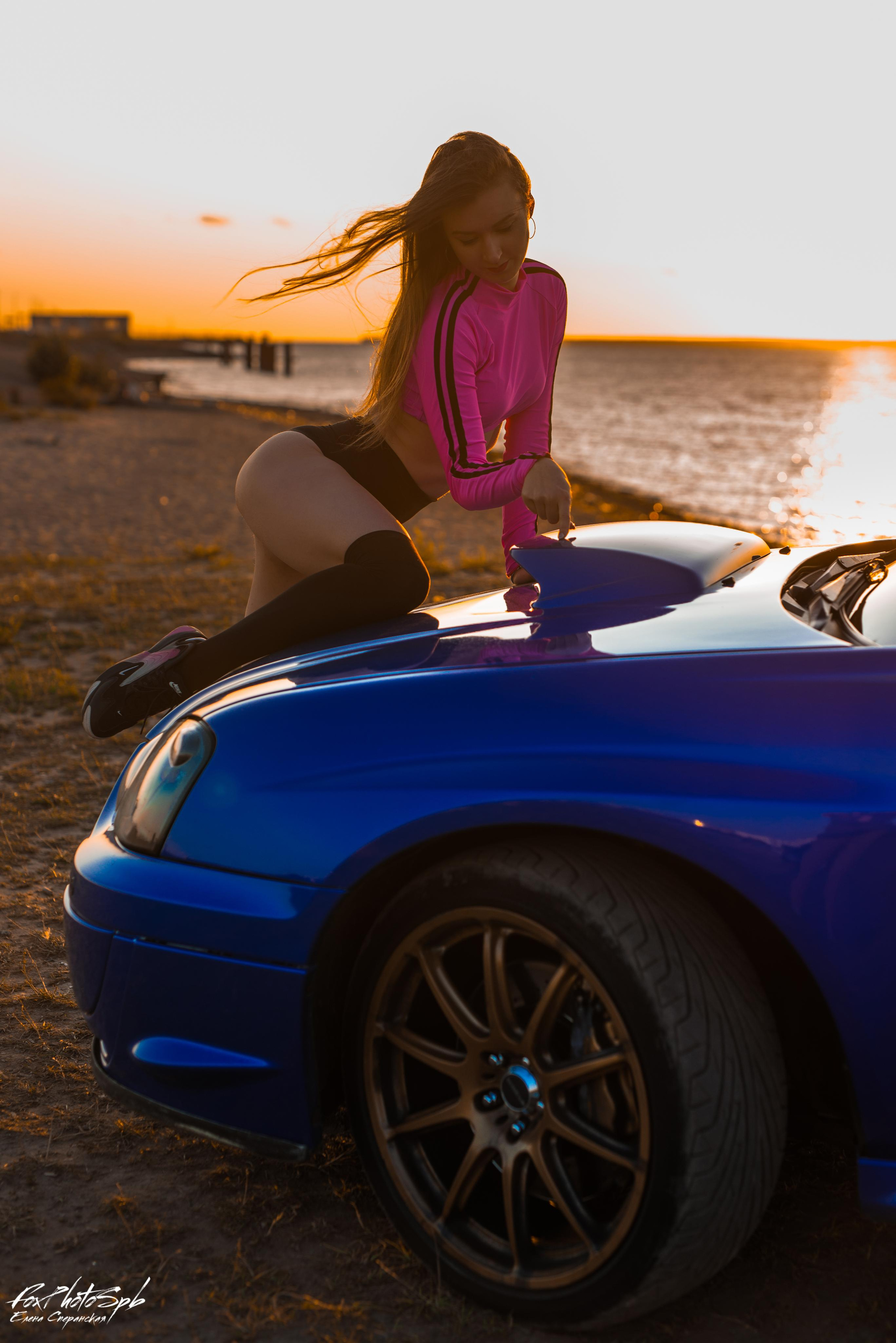 Тина и subaru. Фотограф в Санкт-Петербурге и Ленинградской области