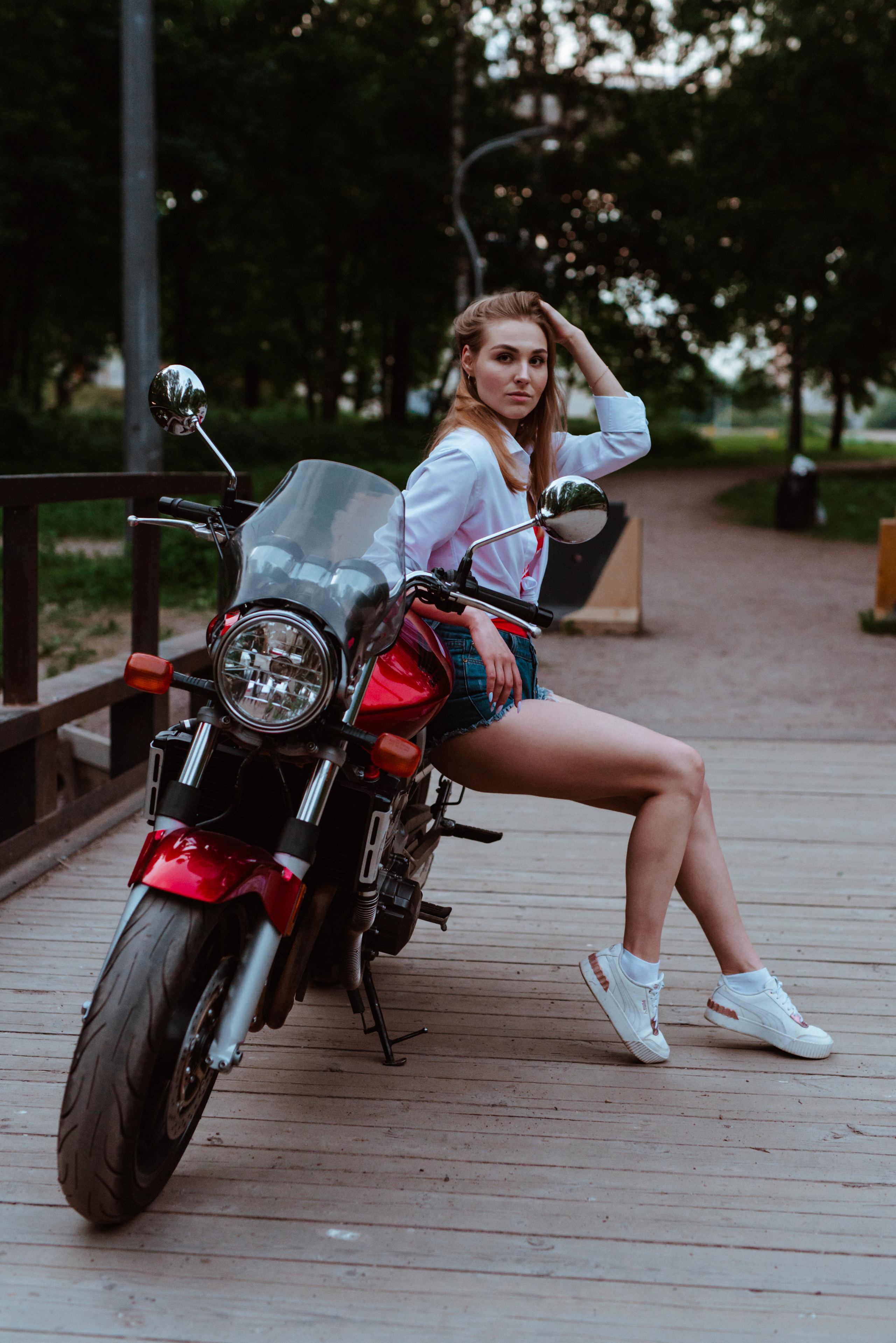 Светлана и HONDA. Фотограф в Санкт-Петербурге и Ленинградской области