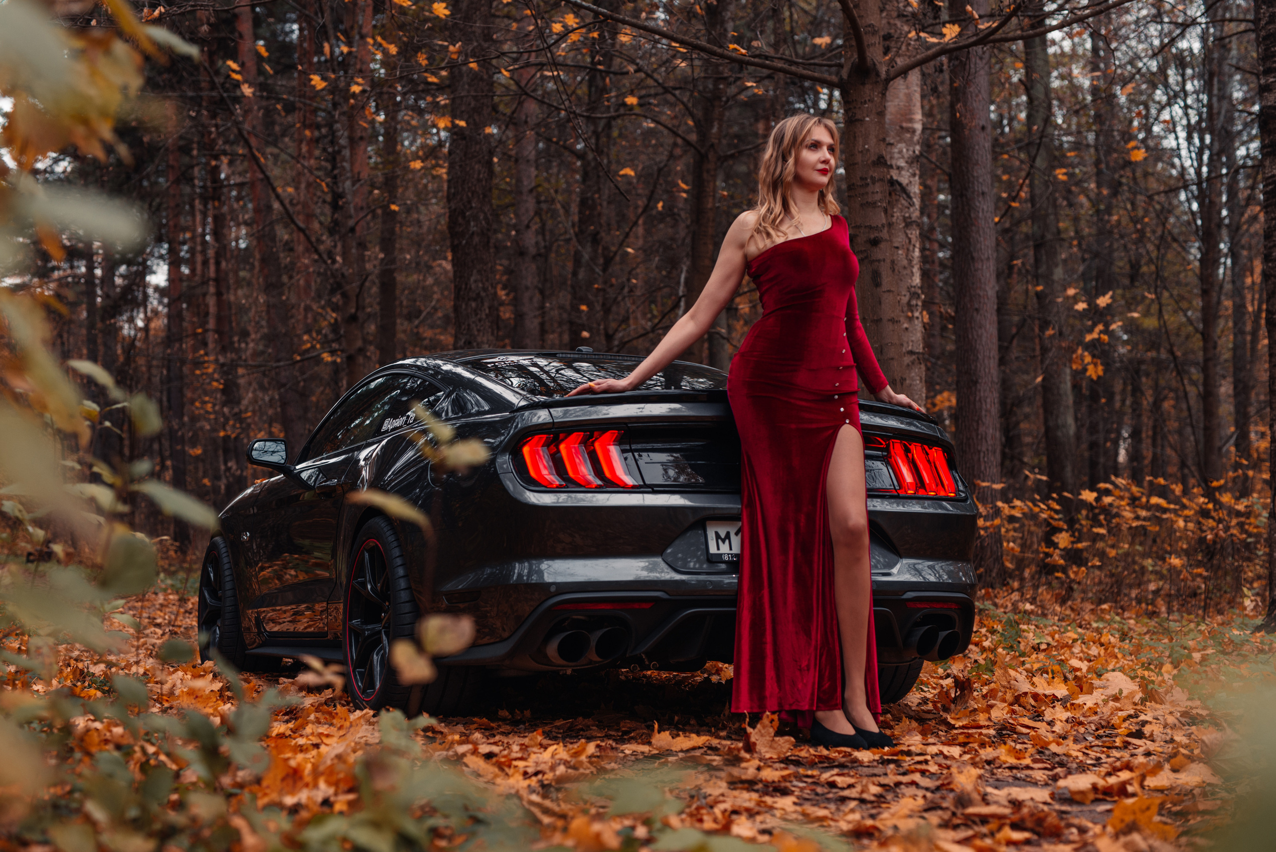 Дарья и Mustang. Фотограф в Санкт-Петербурге и Ленинградской области