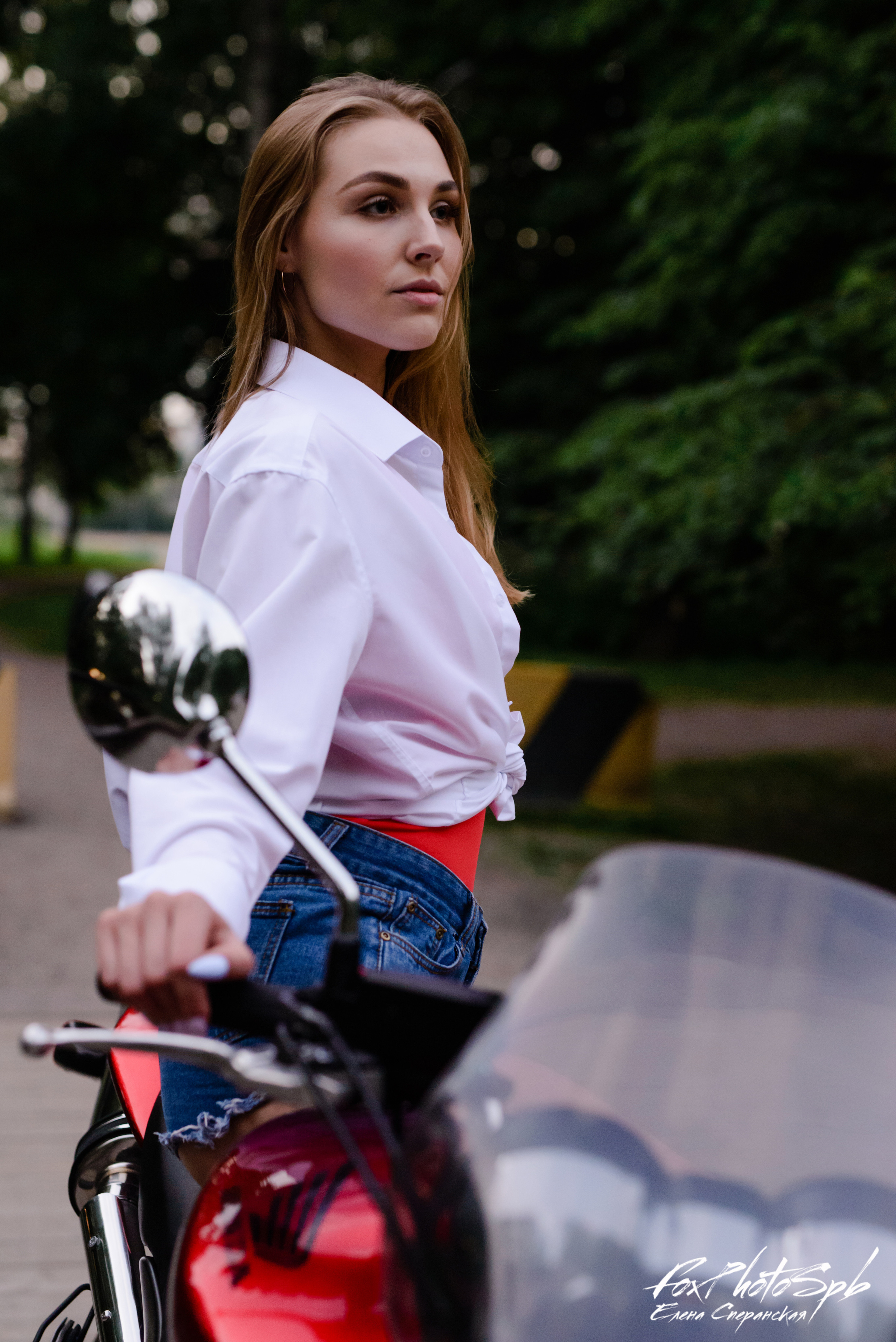 Светлана и HONDA. Фотограф в Санкт-Петербурге и Ленинградской области