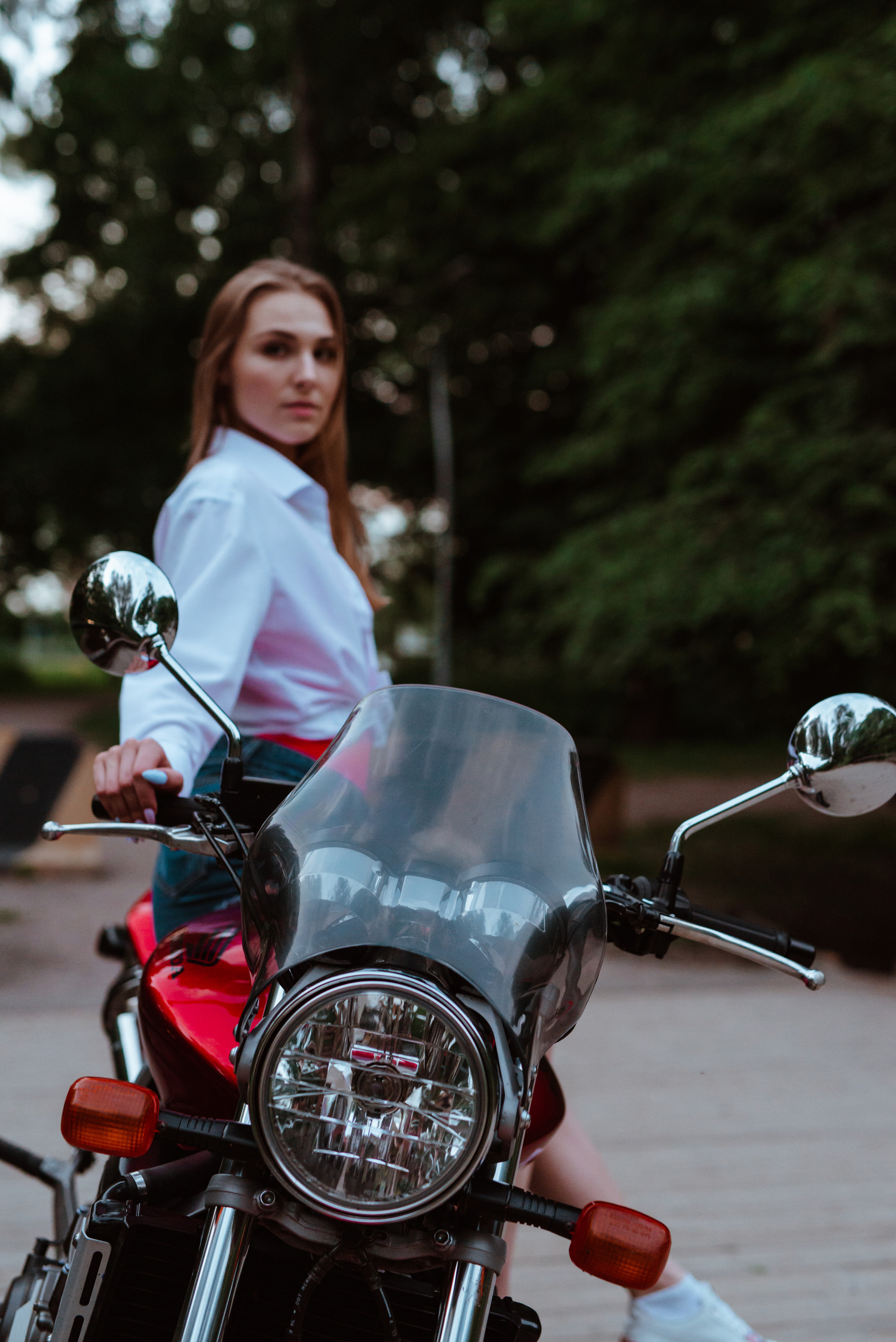 Светлана и HONDA. Фотограф в Санкт-Петербурге и Ленинградской области