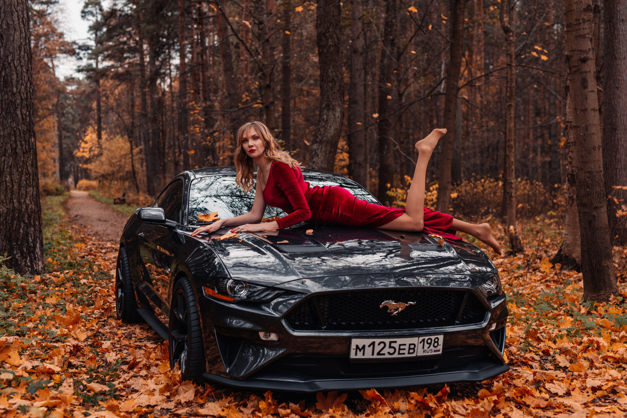 Дарья и Mustang. Фотограф в Санкт-Петербурге и Ленинградской области
