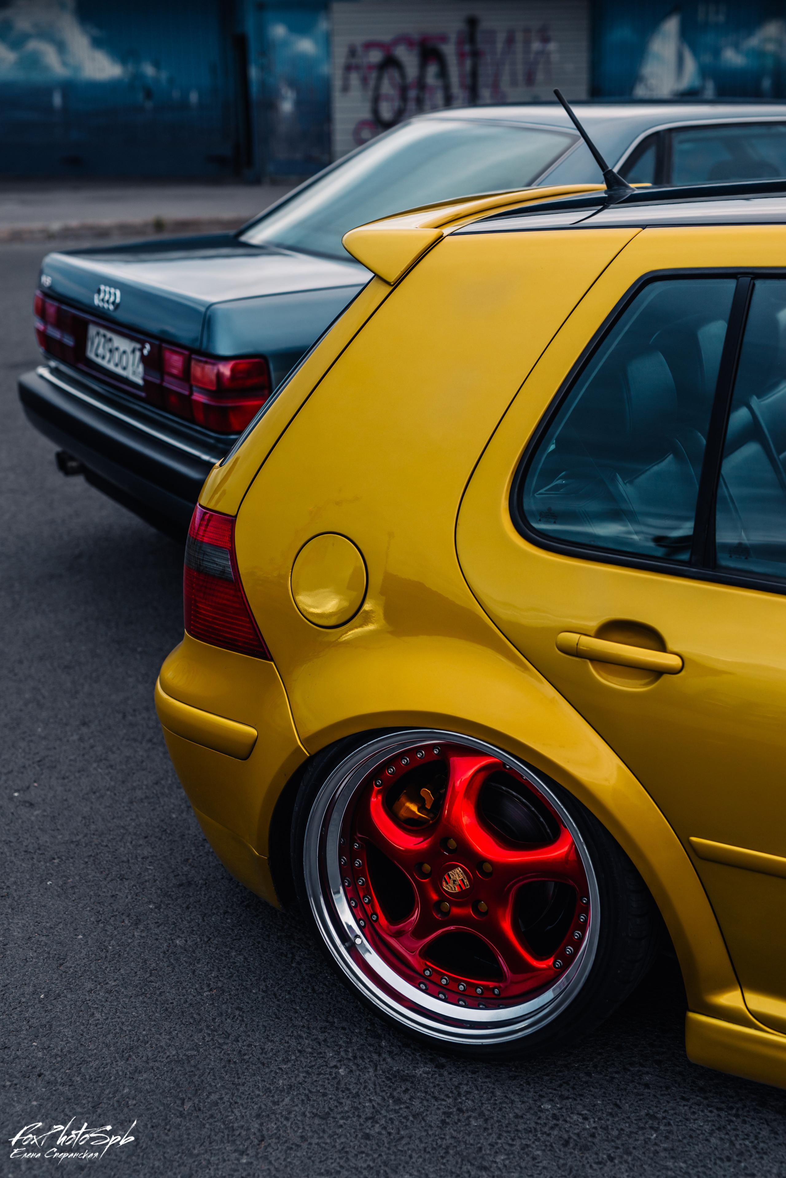 Volkswagen Golf Lemonade. Фотограф в Санкт-Петербурге и Ленинградской области