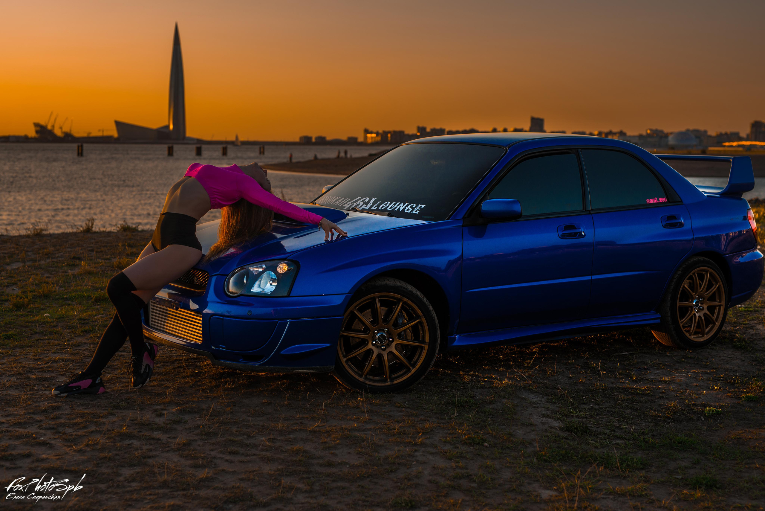 Тина и subaru. Фотограф в Санкт-Петербурге и Ленинградской области