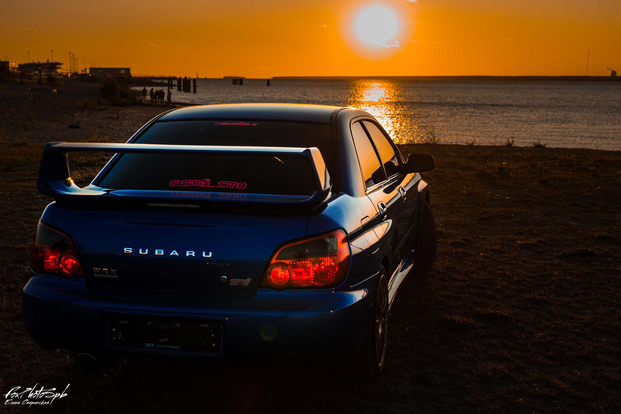 Тина и subaru. Фотограф в Санкт-Петербурге и Ленинградской области