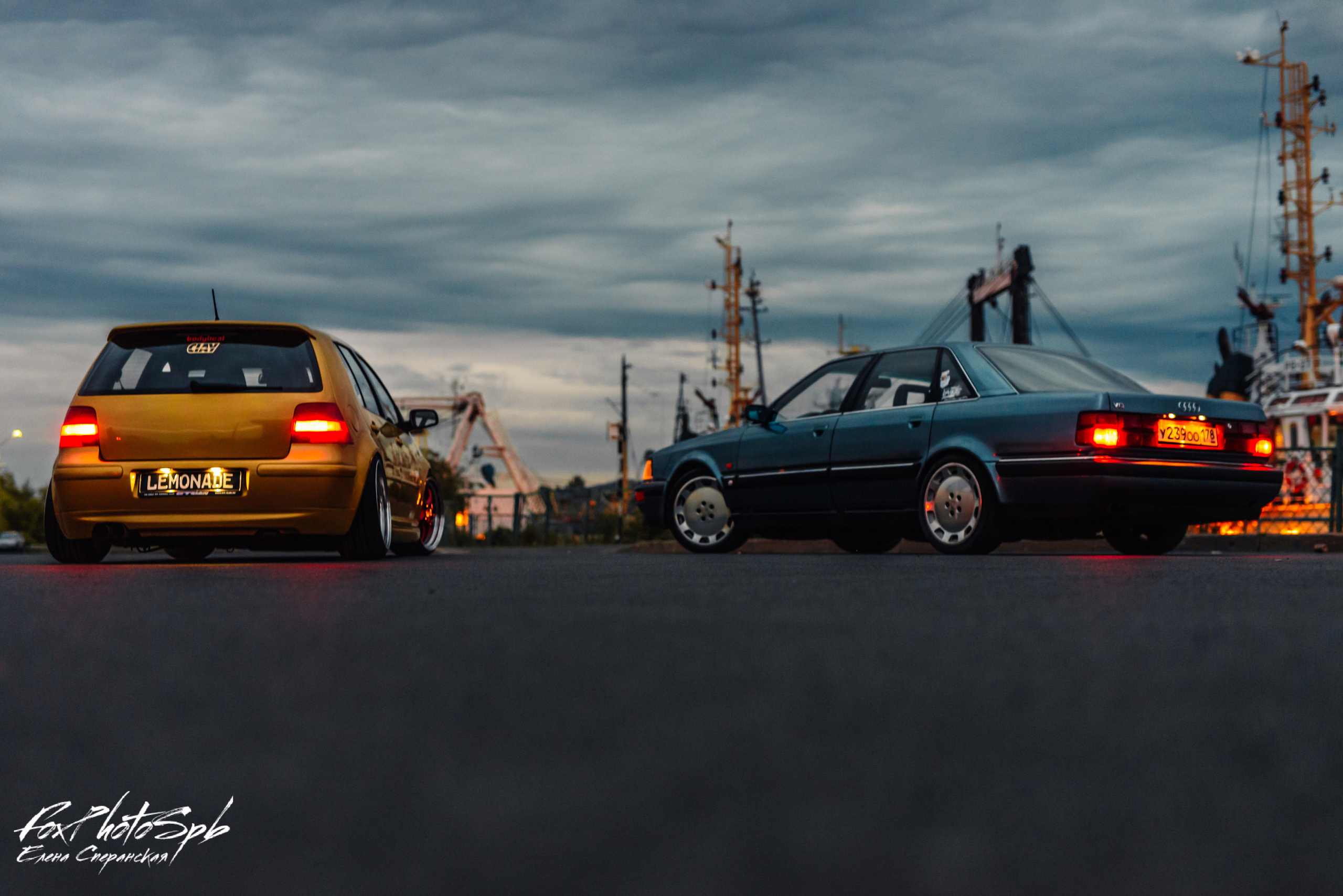 Volkswagen Golf Lemonade. Фотограф в Санкт-Петербурге и Ленинградской области