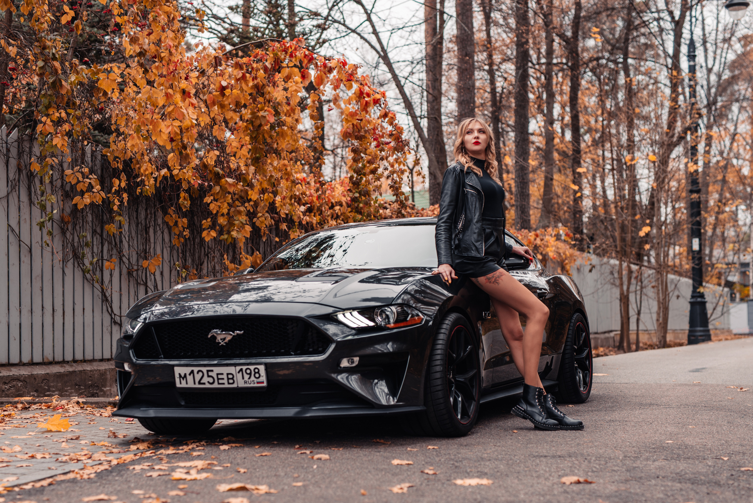 Дарья и Mustang. Фотограф в Санкт-Петербурге и Ленинградской области