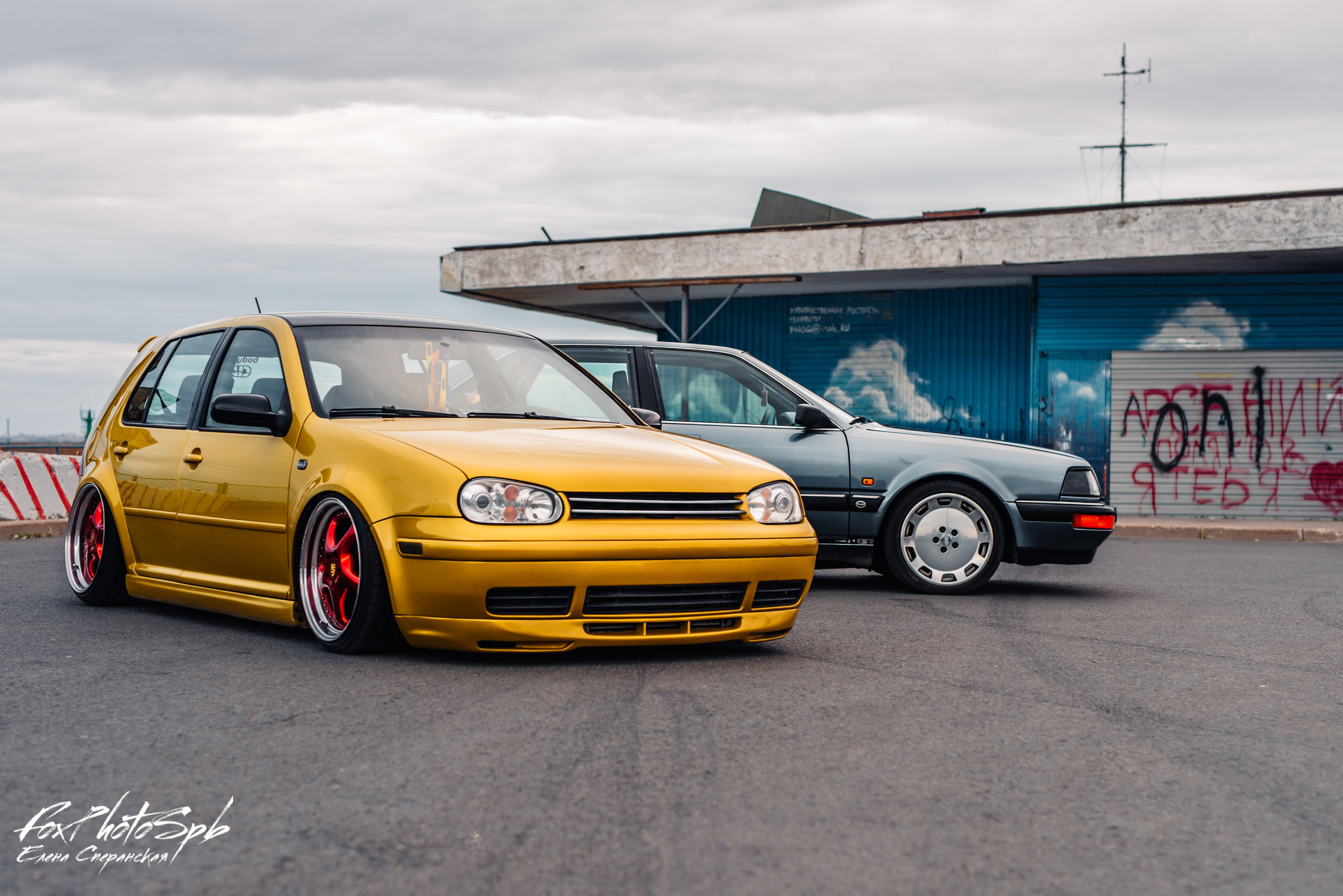 Volkswagen Golf Lemonade. Фотограф в Санкт-Петербурге и Ленинградской области