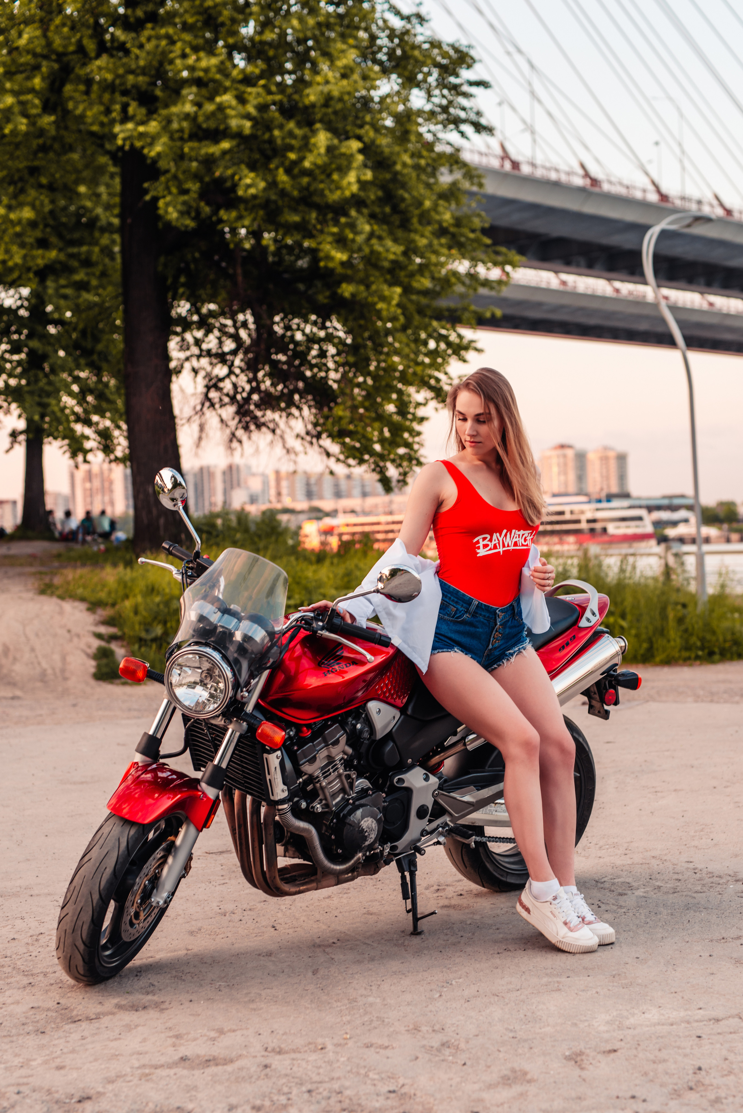 Светлана и HONDA. Фотограф в Санкт-Петербурге и Ленинградской области