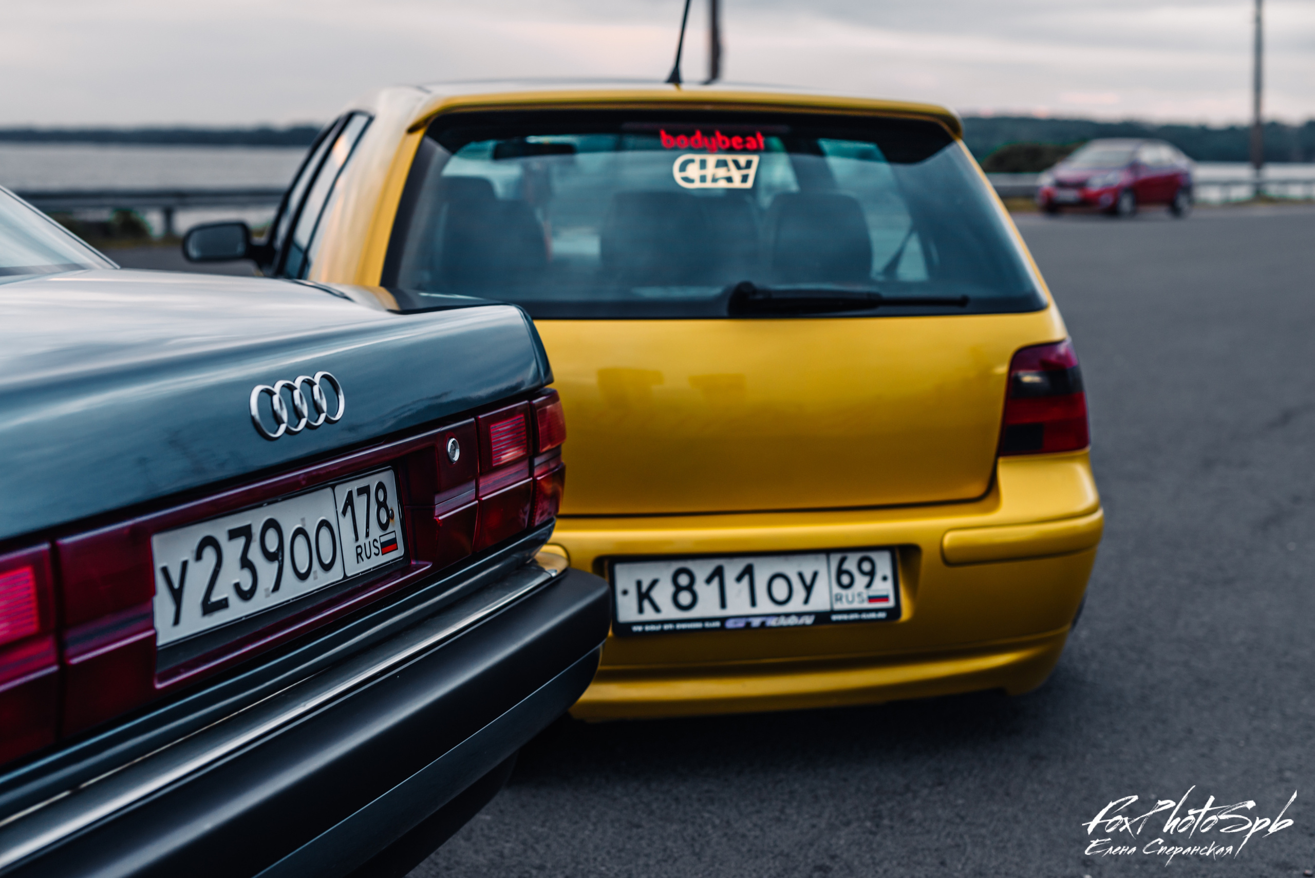 Volkswagen Golf Lemonade. Фотограф в Санкт-Петербурге и Ленинградской области